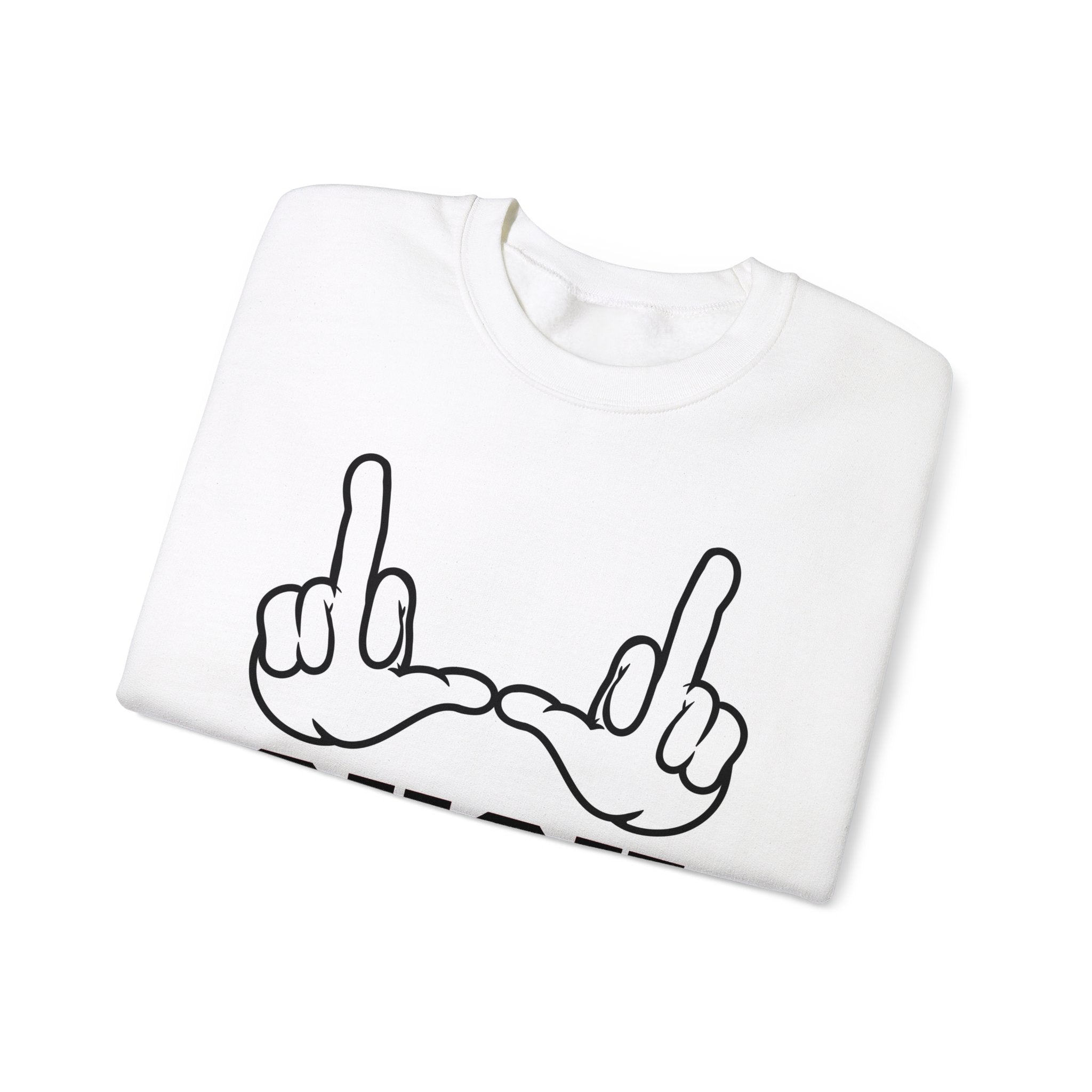 "U Suck” White & Black Design