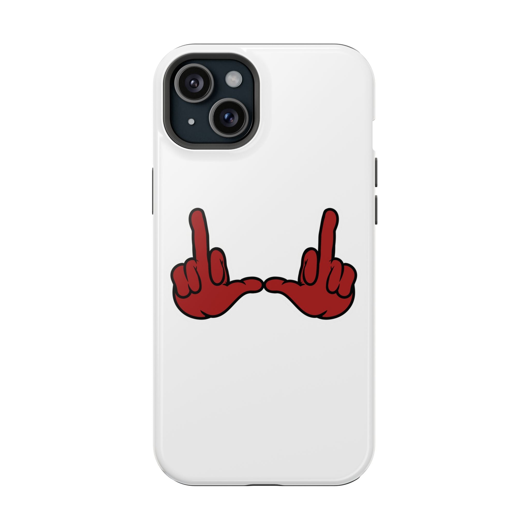 "U" Red Hands Magnetic Case