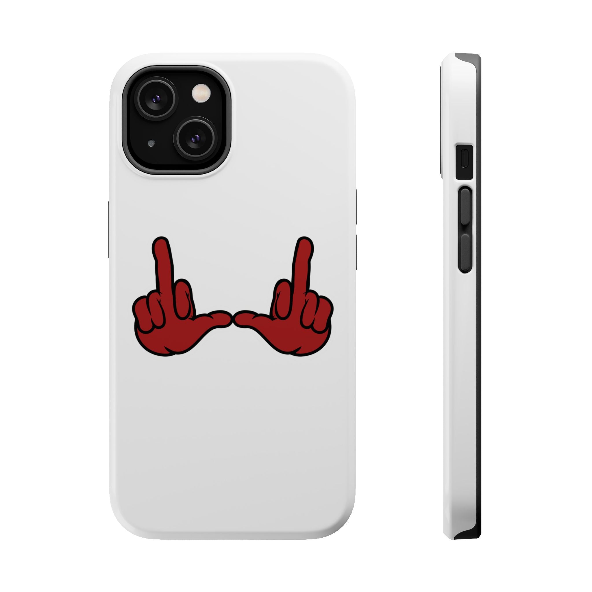 "U" Red Hands Magnetic Case