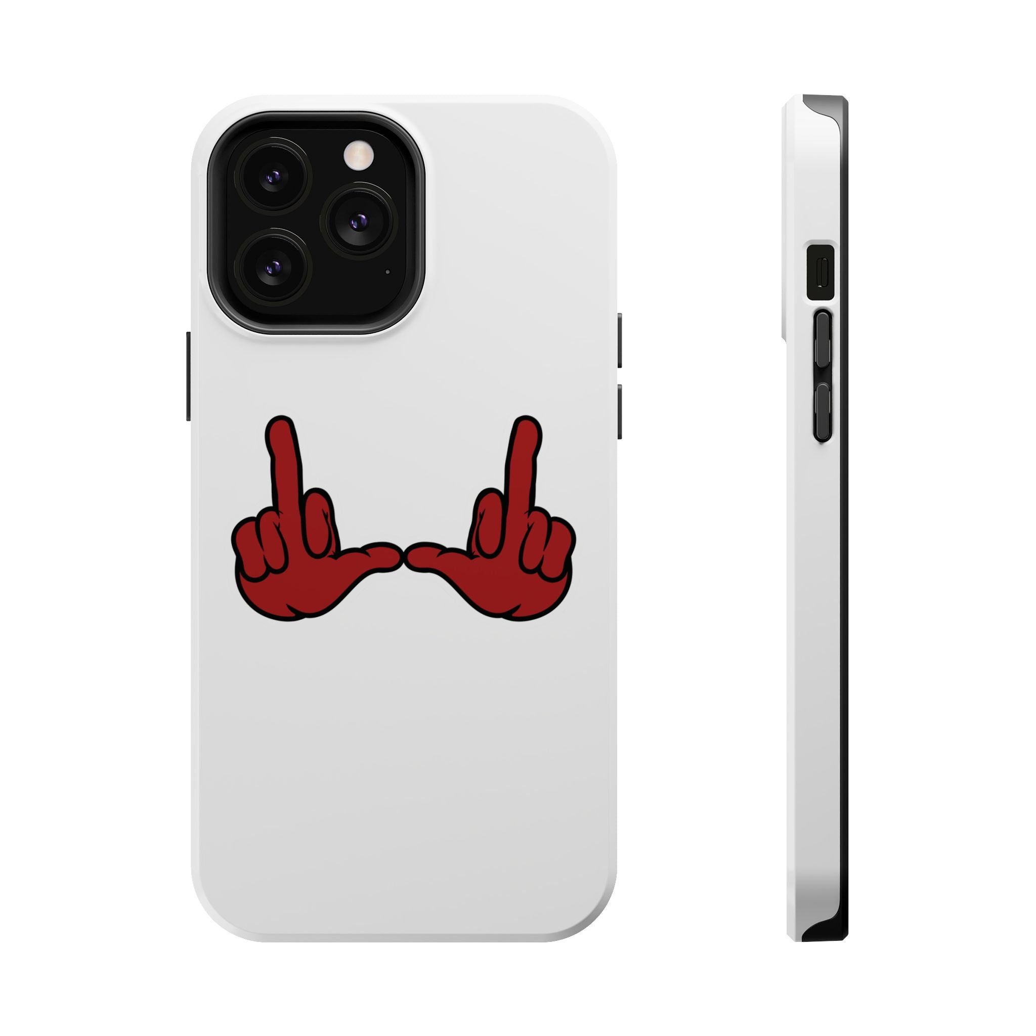 "U" Red Hands Magnetic Case