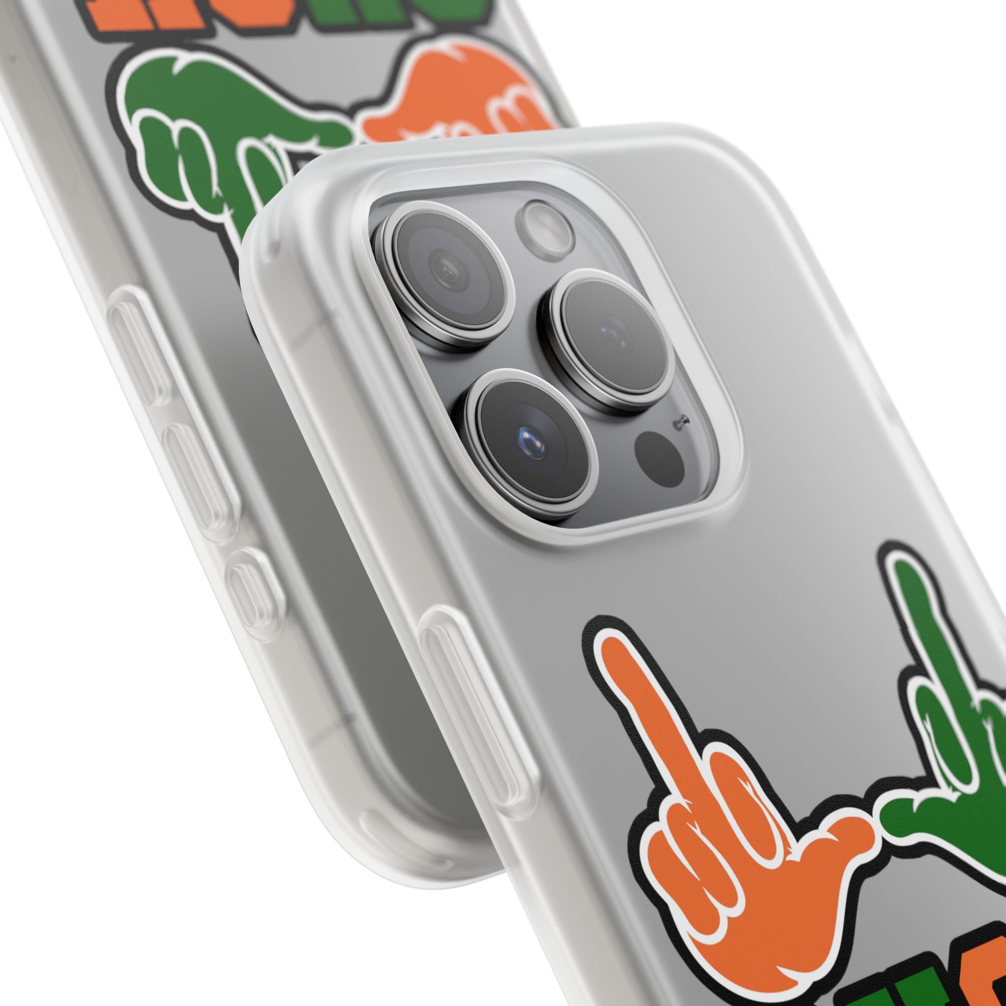 "U Suck“ Orange & Green Design Flex Case