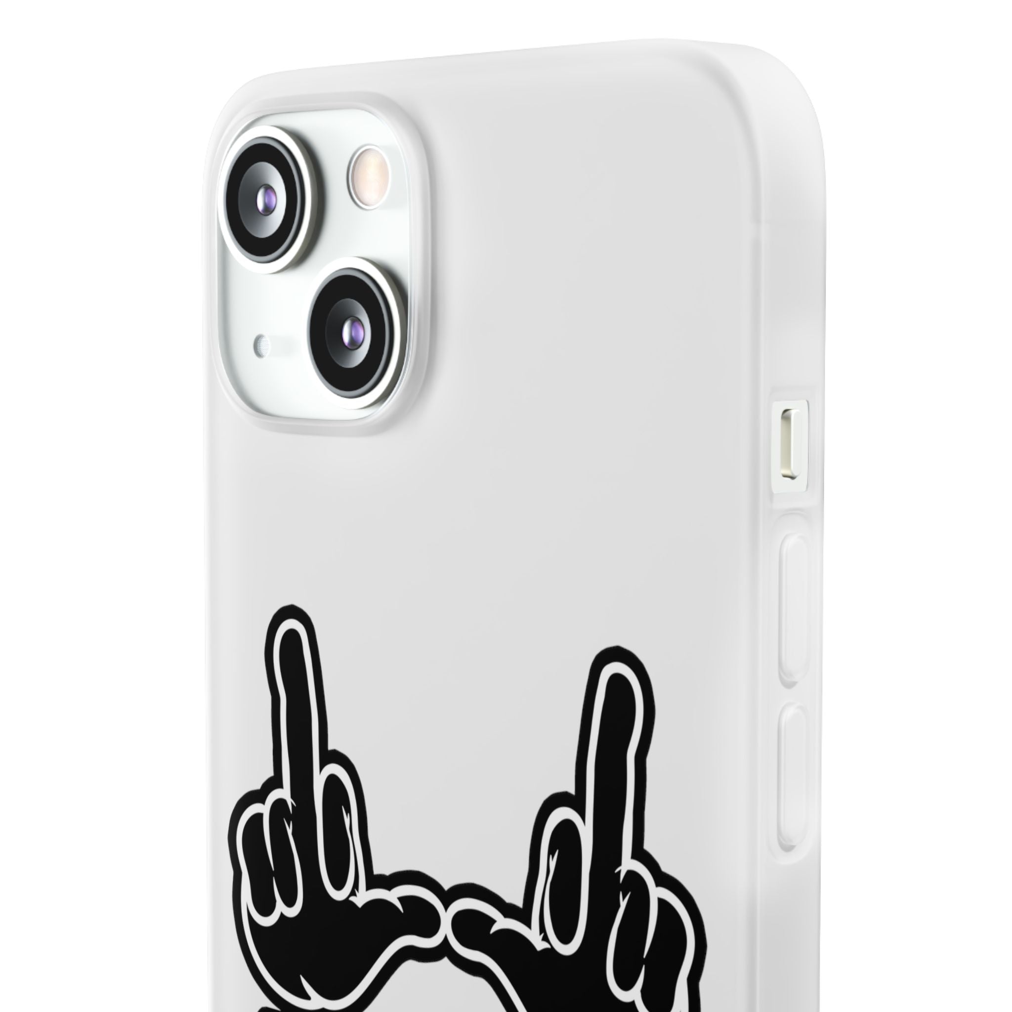 "U Suck" Black & Red Design Flex Case