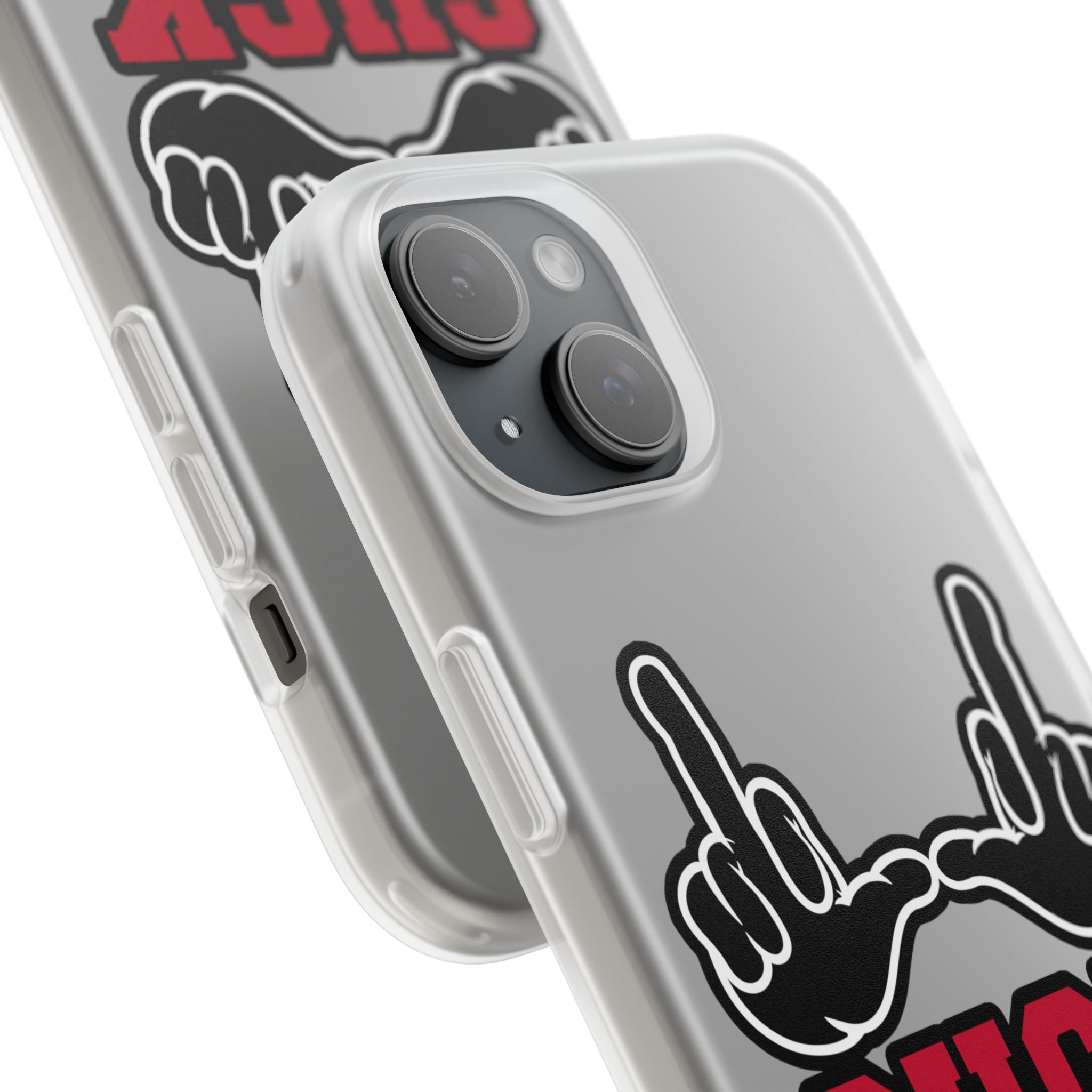 "U Suck" Black & Red Design Flex Case