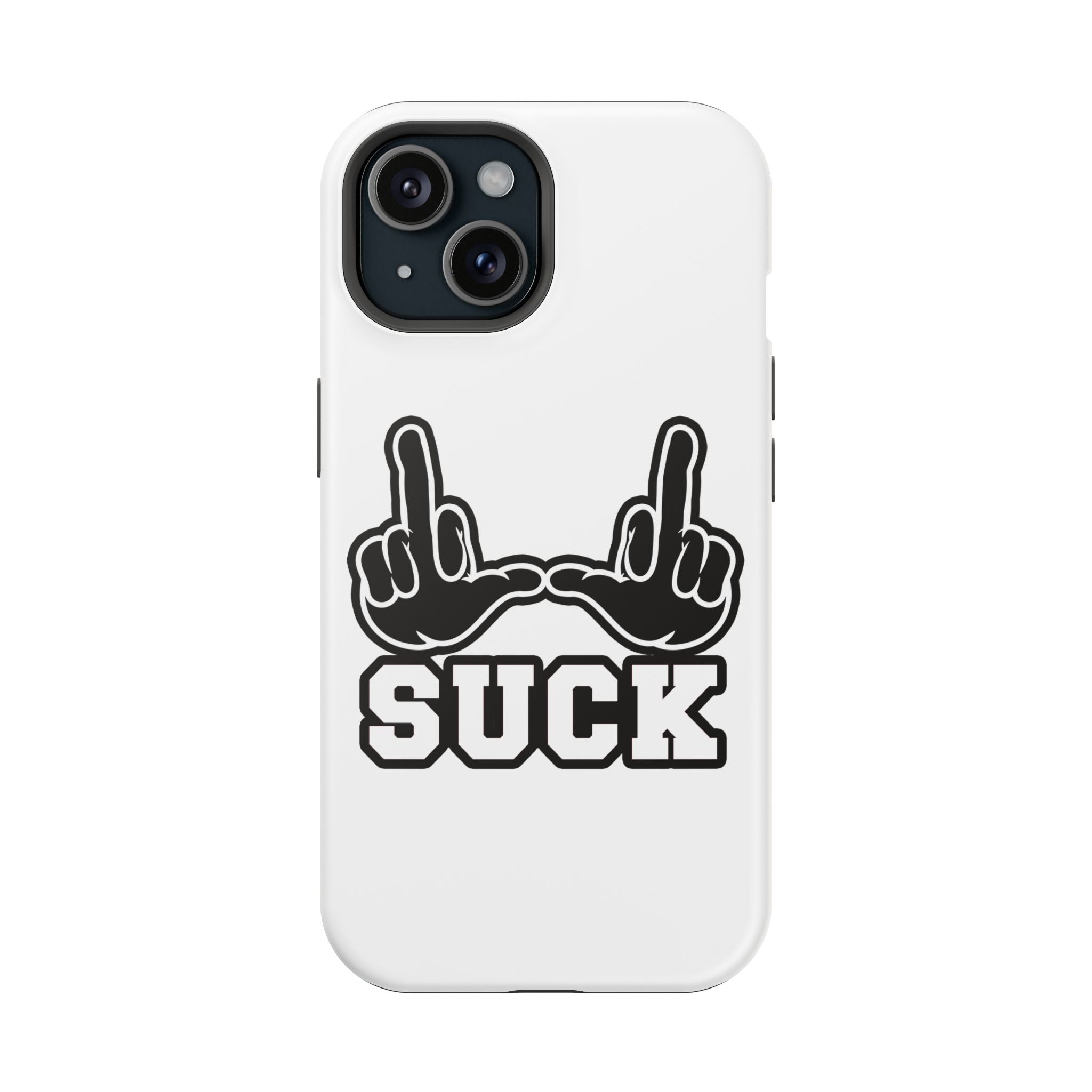 "U Suck” Black & White Design