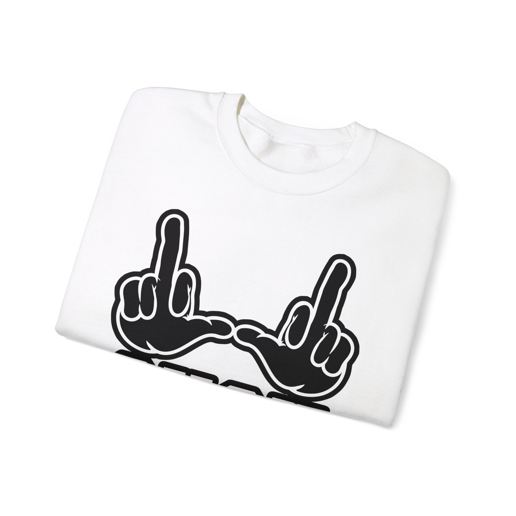 "U Suck” Black & White Design