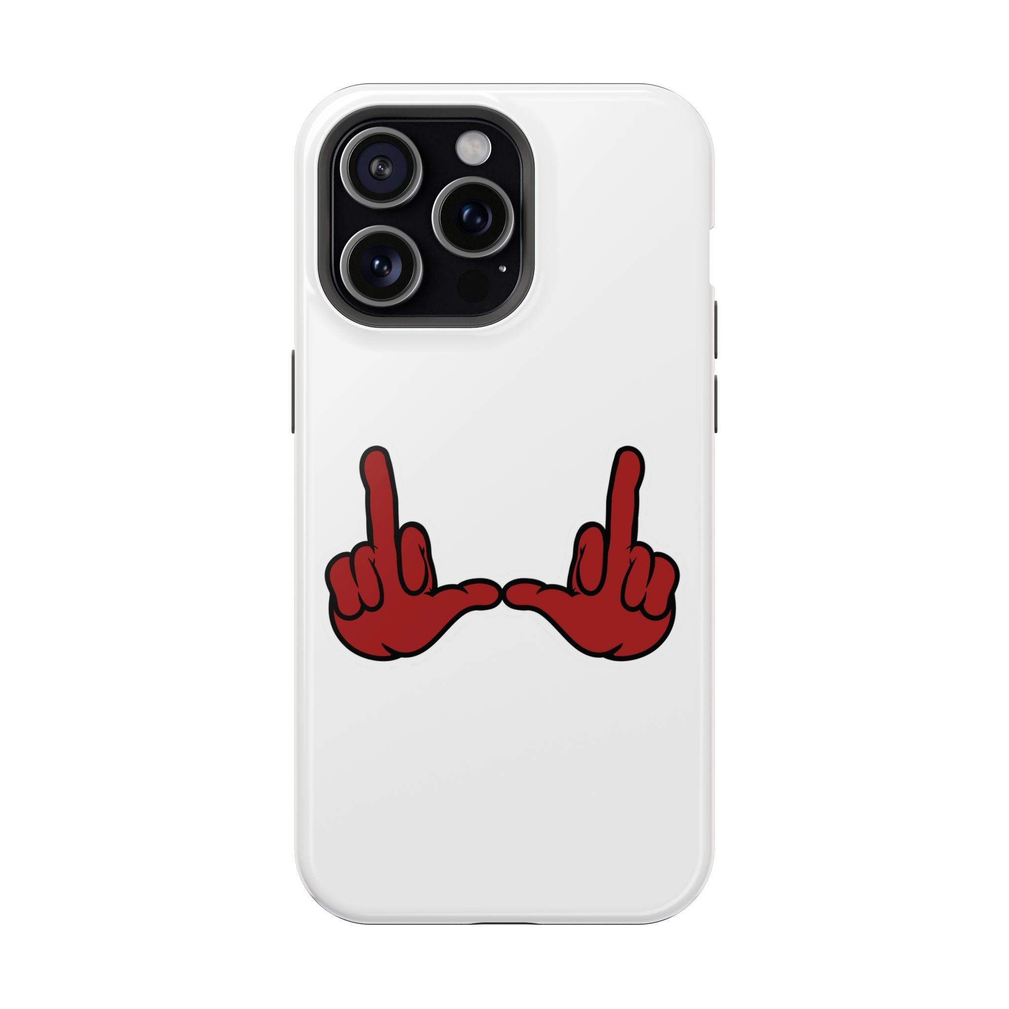 "U" Red Hands Magnetic Case