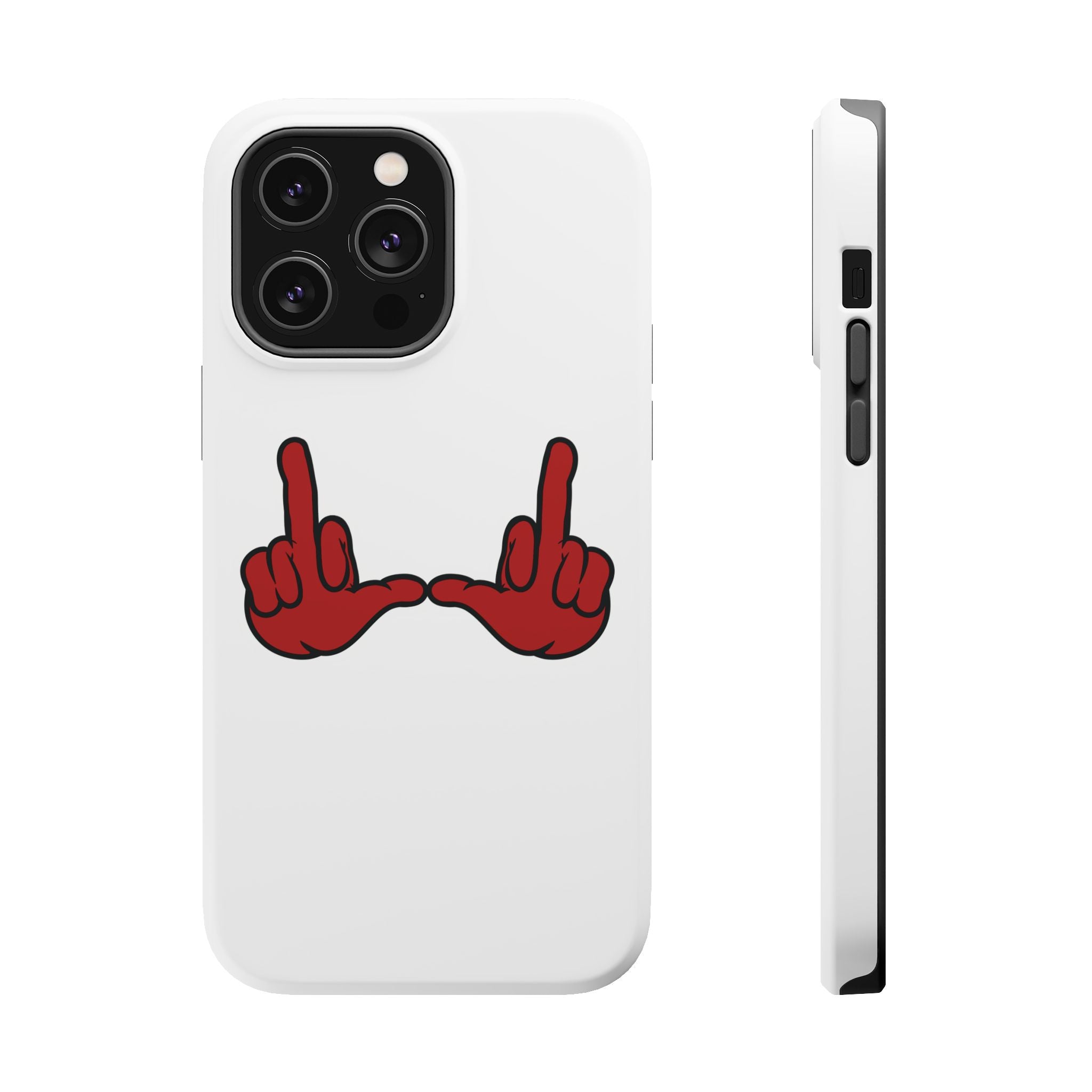 "U" Red Hands Magnetic Case