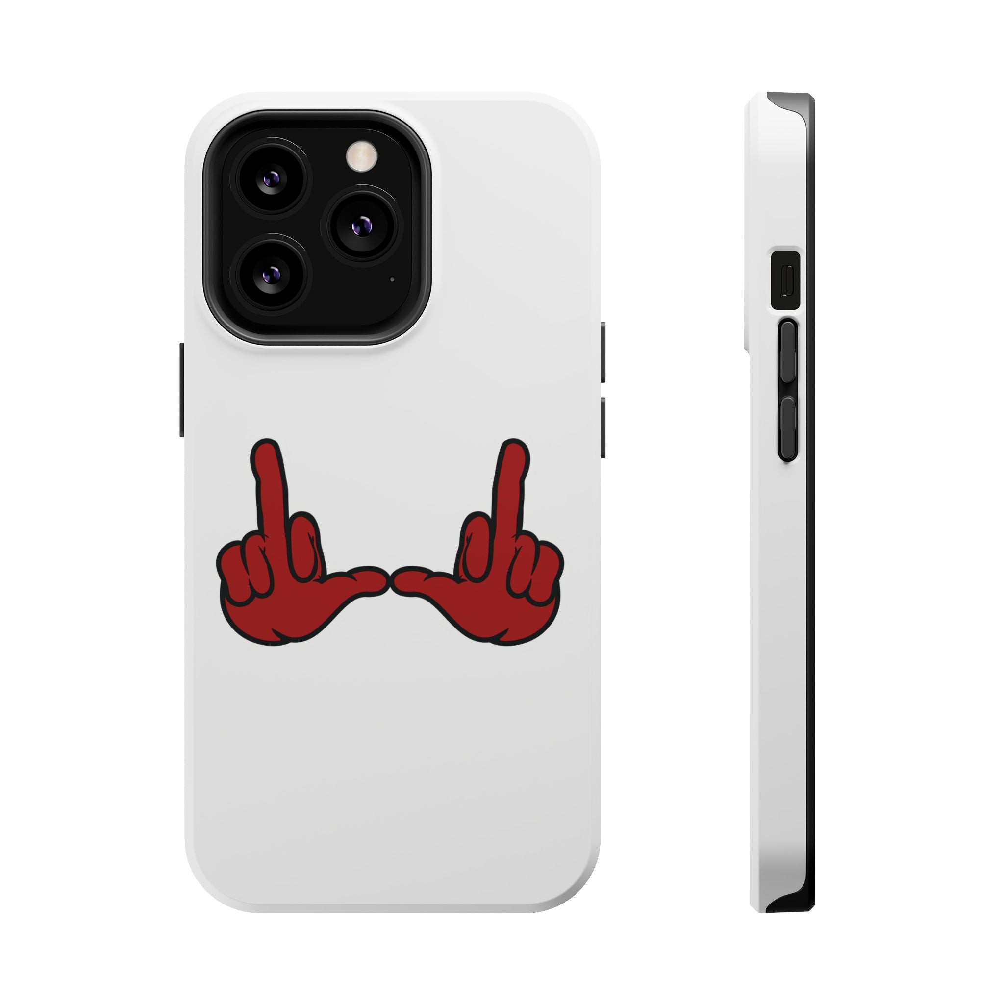 "U" Red Hands Magnetic Case