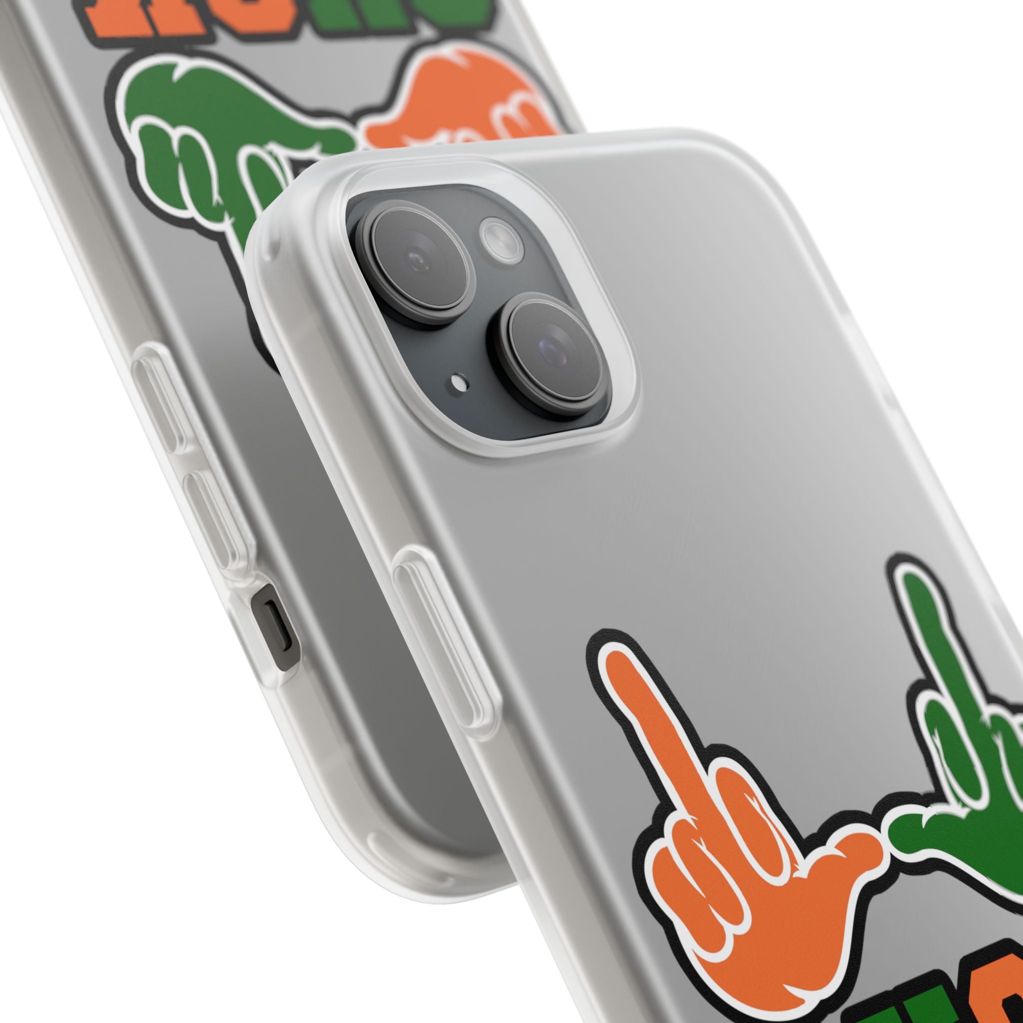 "U Suck“ Orange & Green Design Flex Case