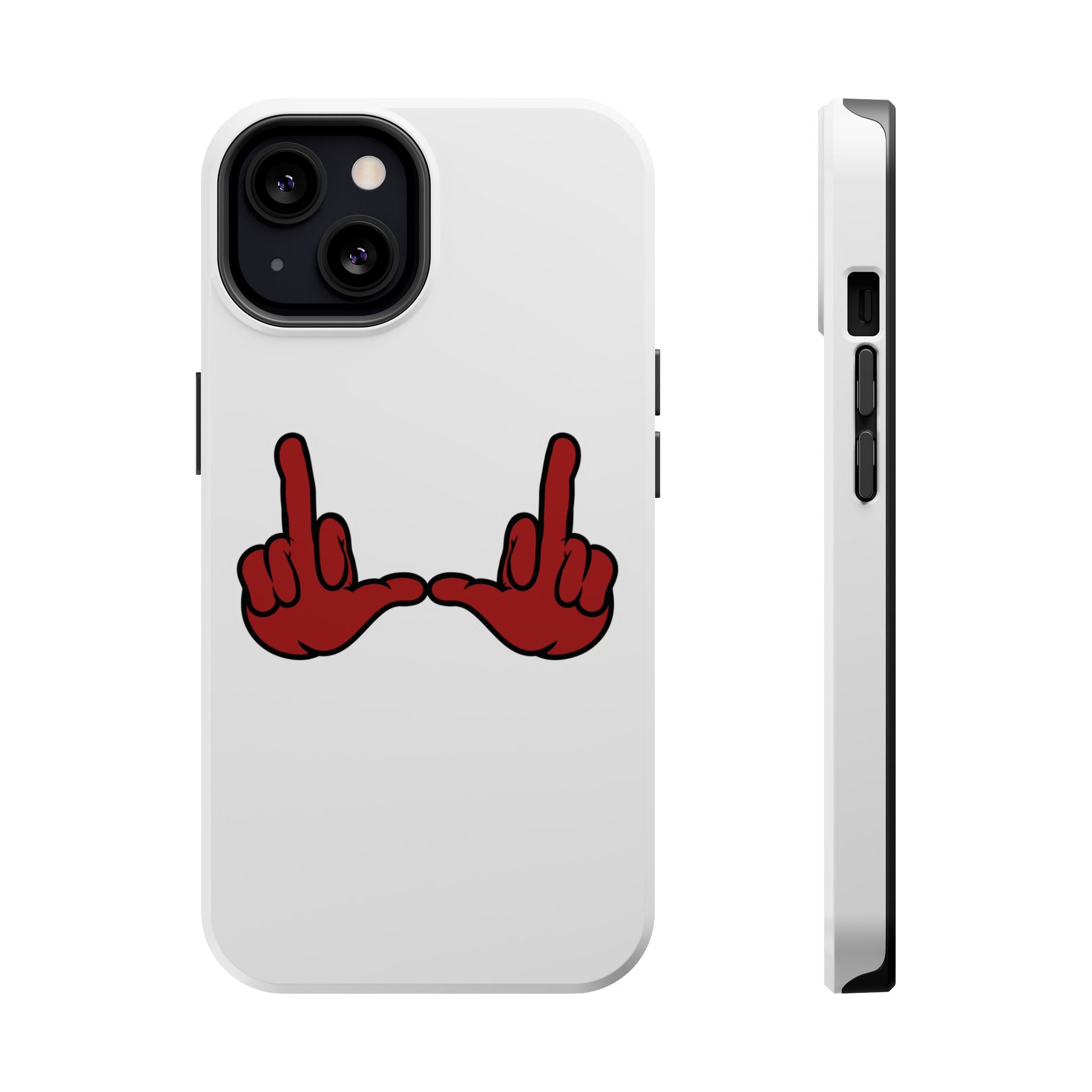 "U" Red Hands Magnetic Case