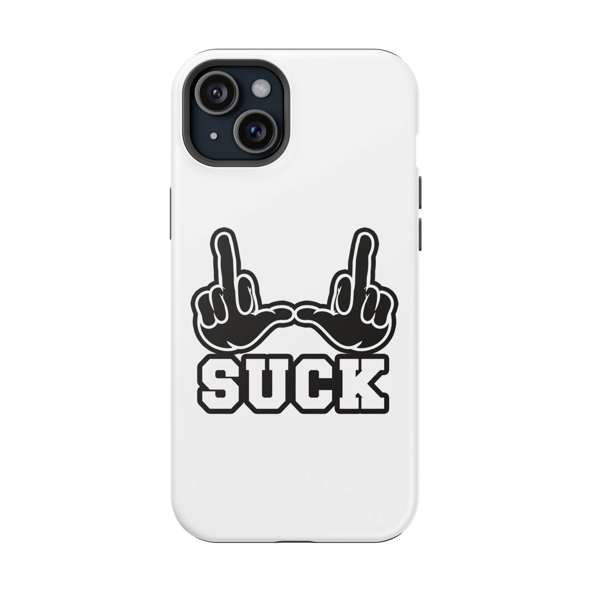 "U Suck” Black & White Design