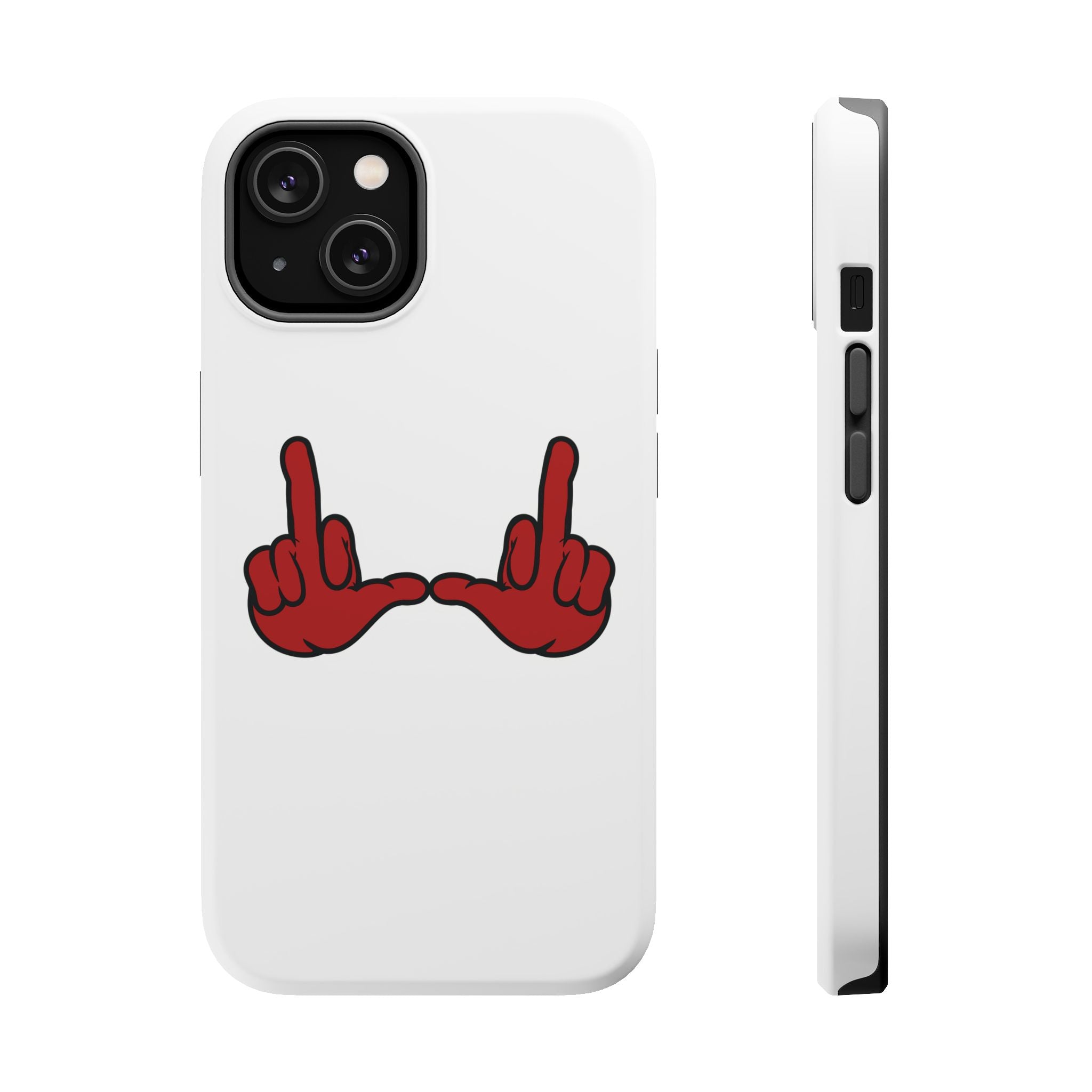 "U" Red Hands Magnetic Case