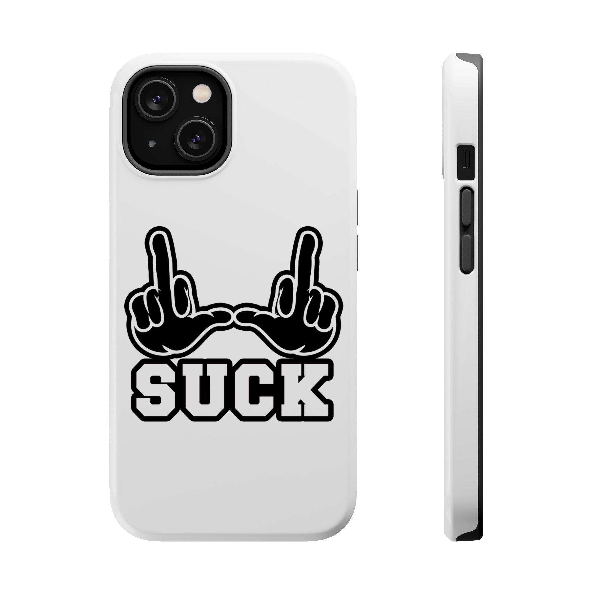 "U Suck” Black & White Design