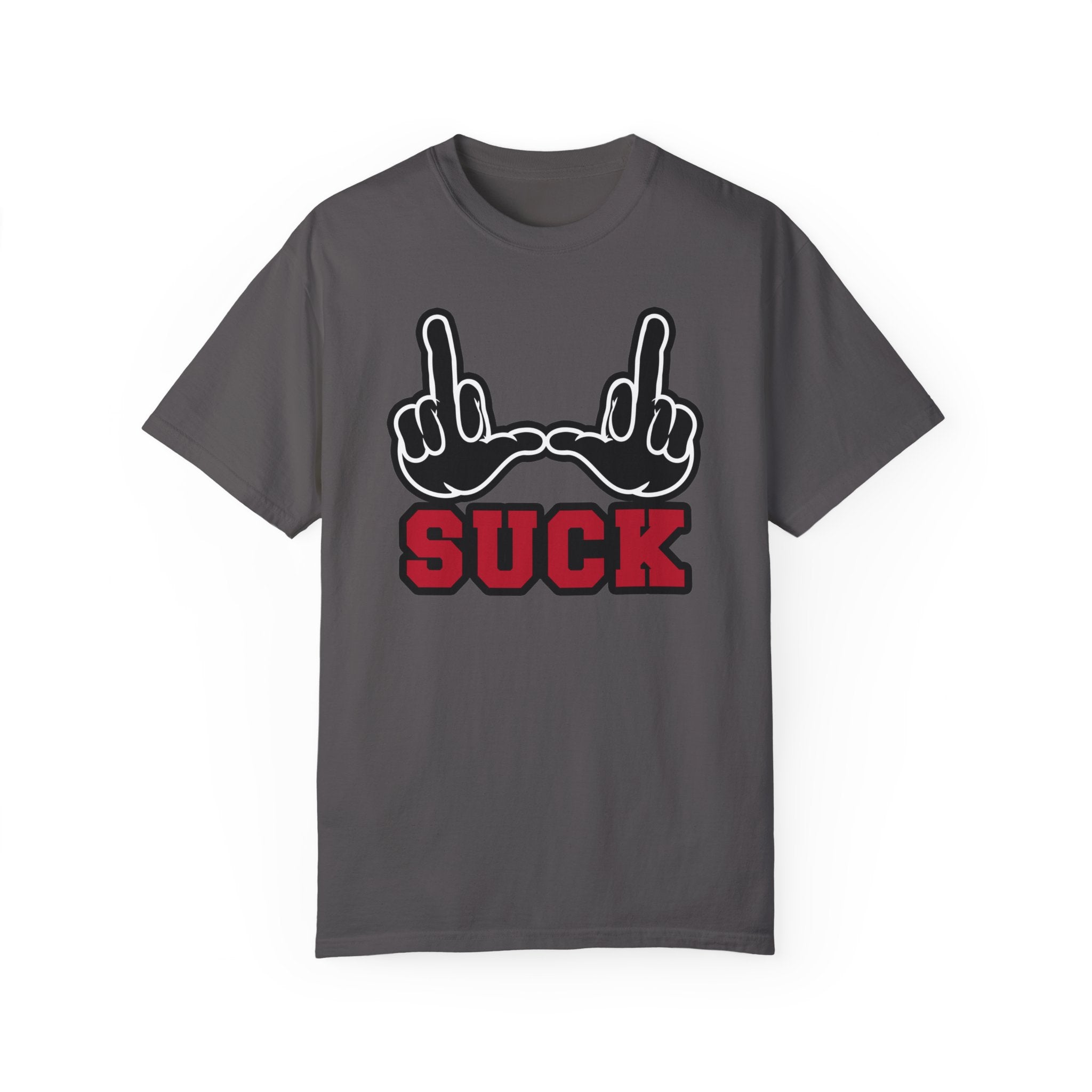 "U Suck" Black & Red Design