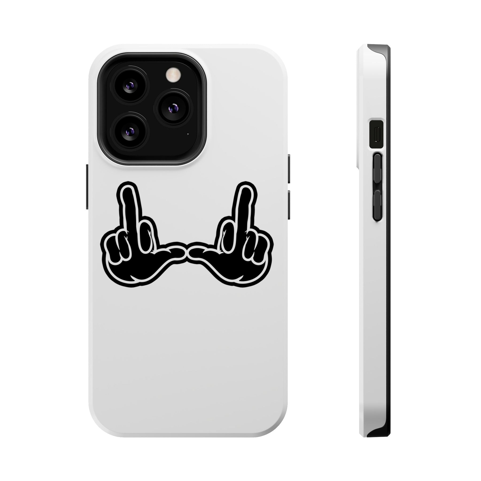 "U" Black Hands Magnetic Case