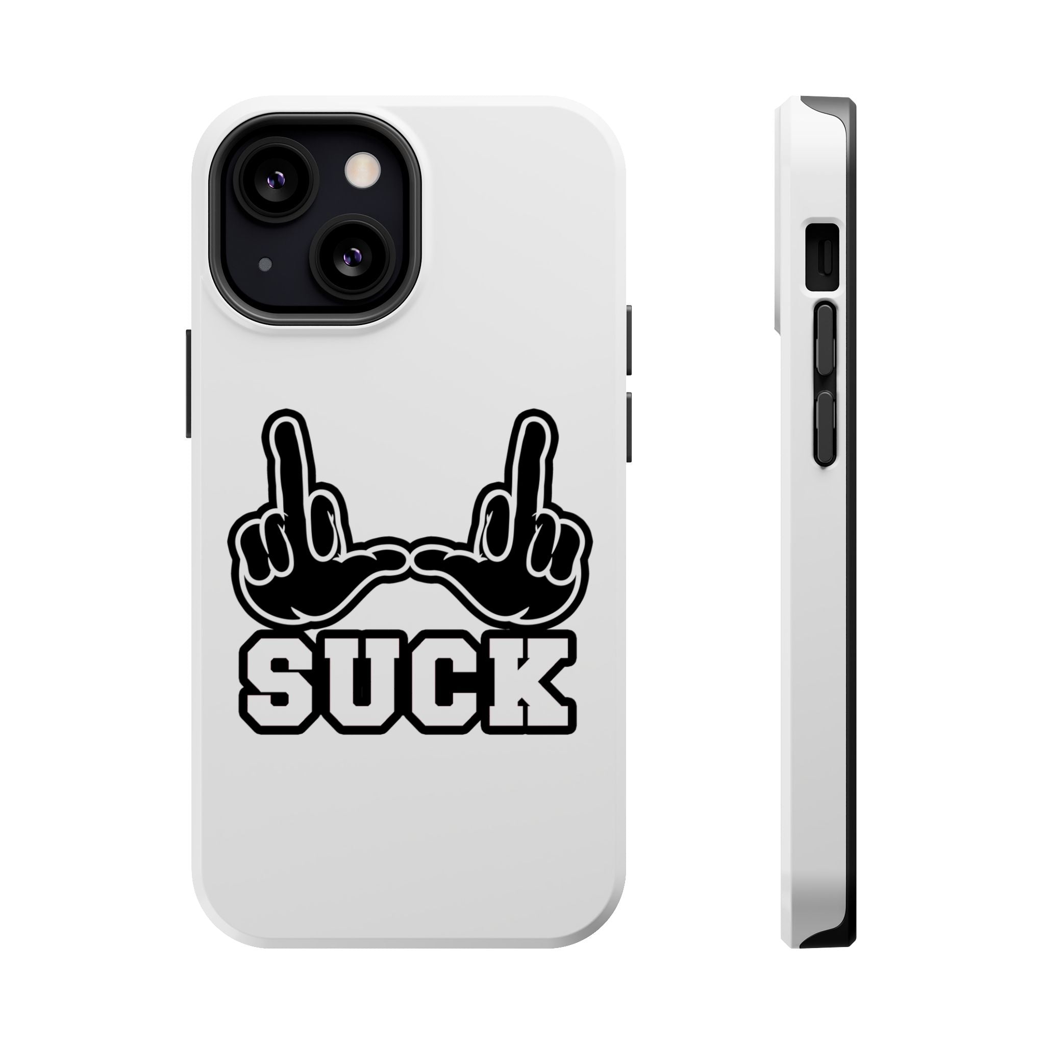 "U Suck” Black & White Design