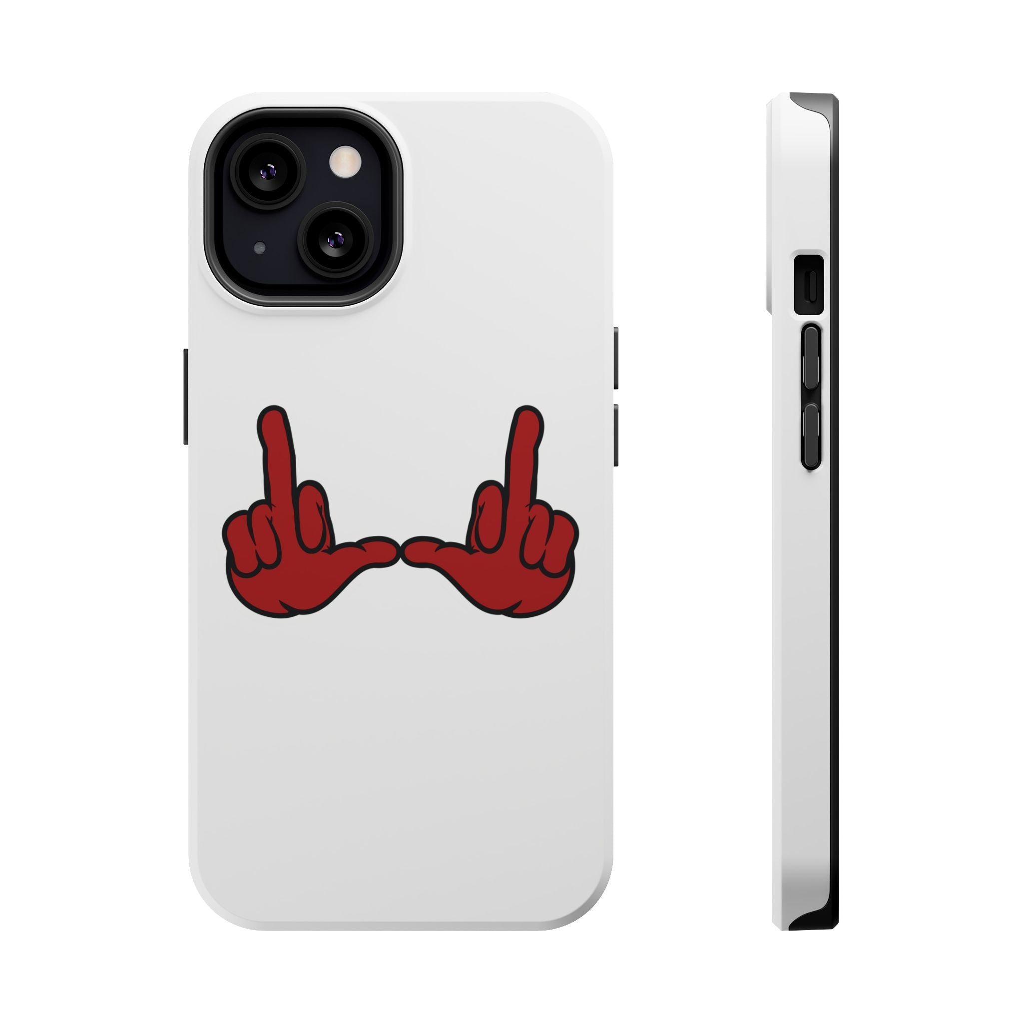 "U" Red Hands Magnetic Case