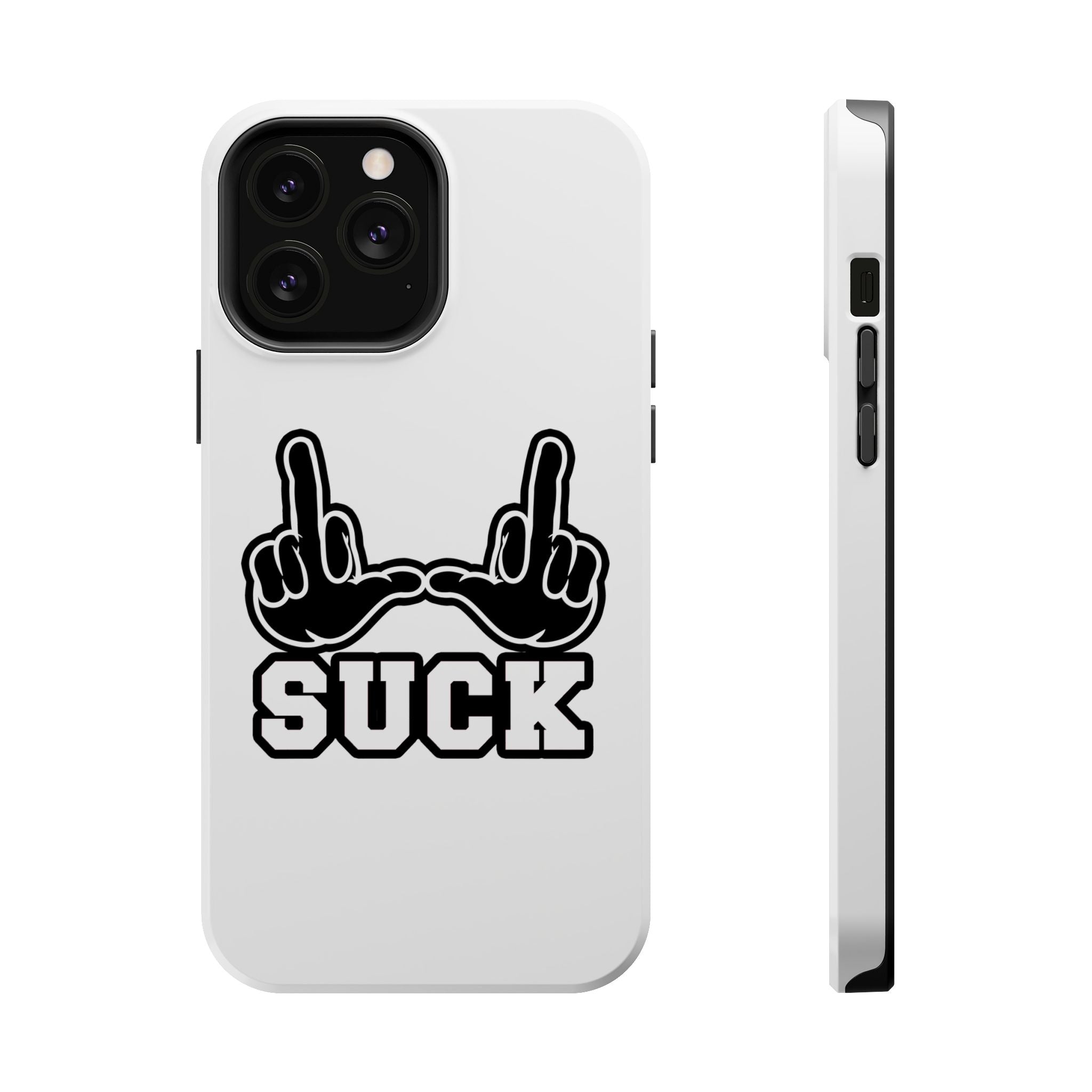 "U Suck” Black & White Design