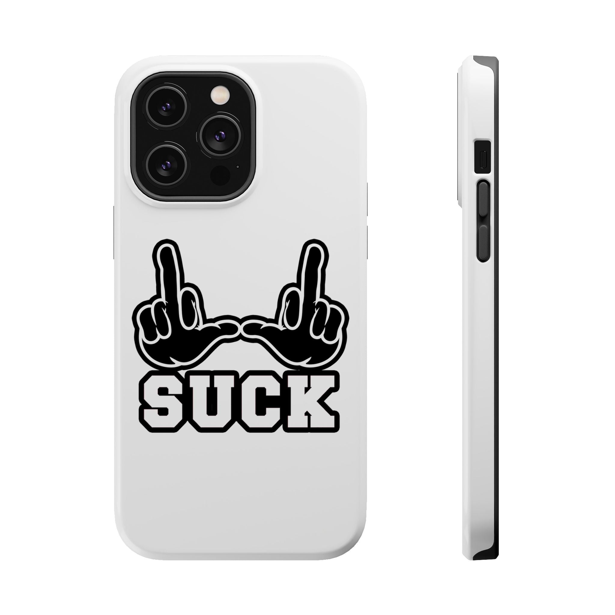 "U Suck” Black & White Design