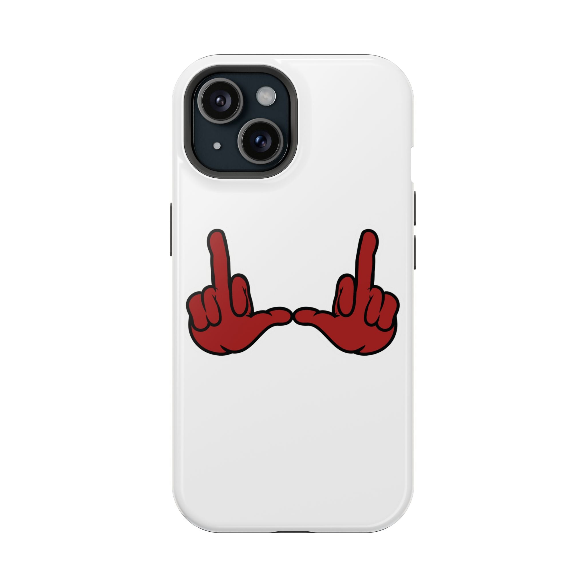 "U" Red Hands Magnetic Case