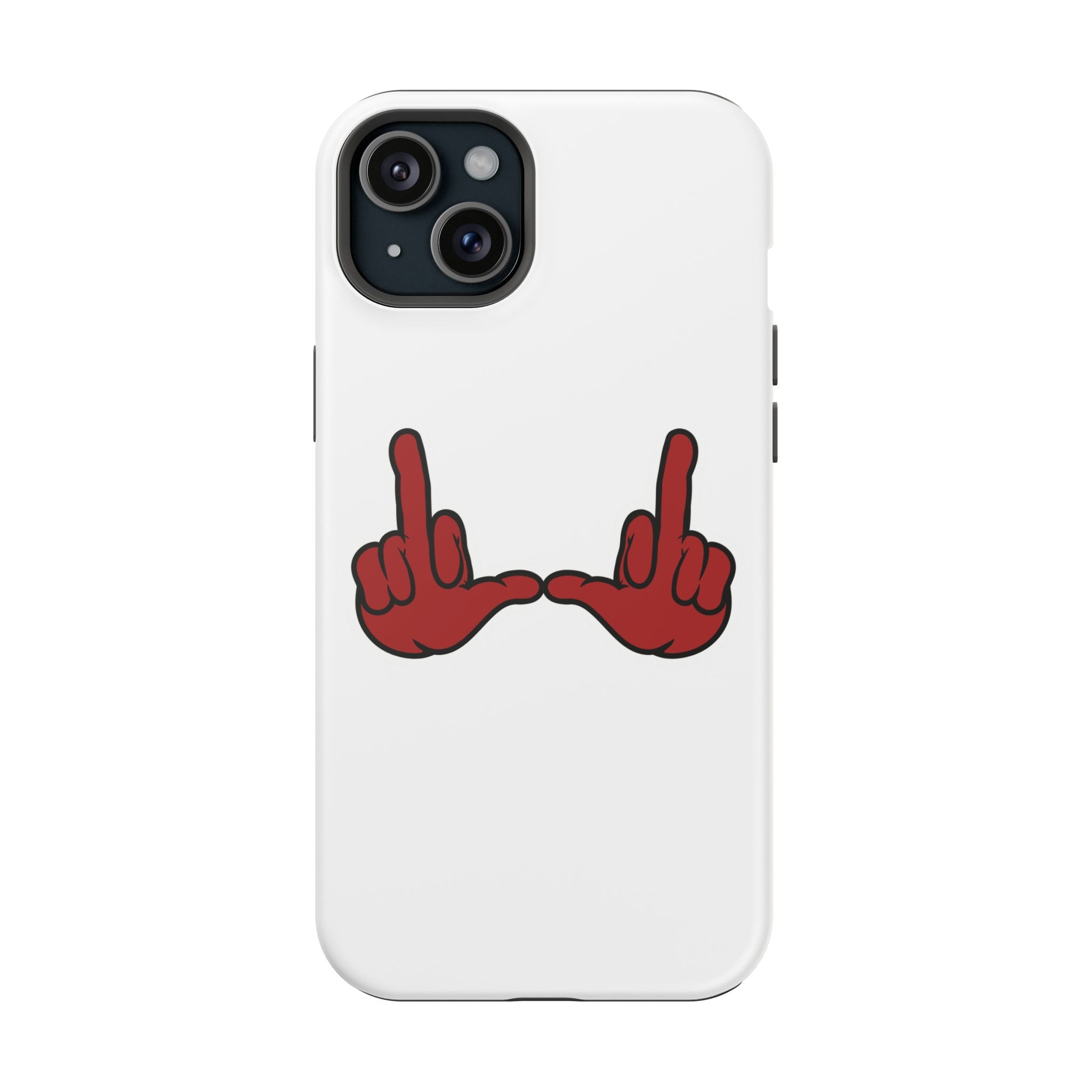 "U" Red Hands Magnetic Case