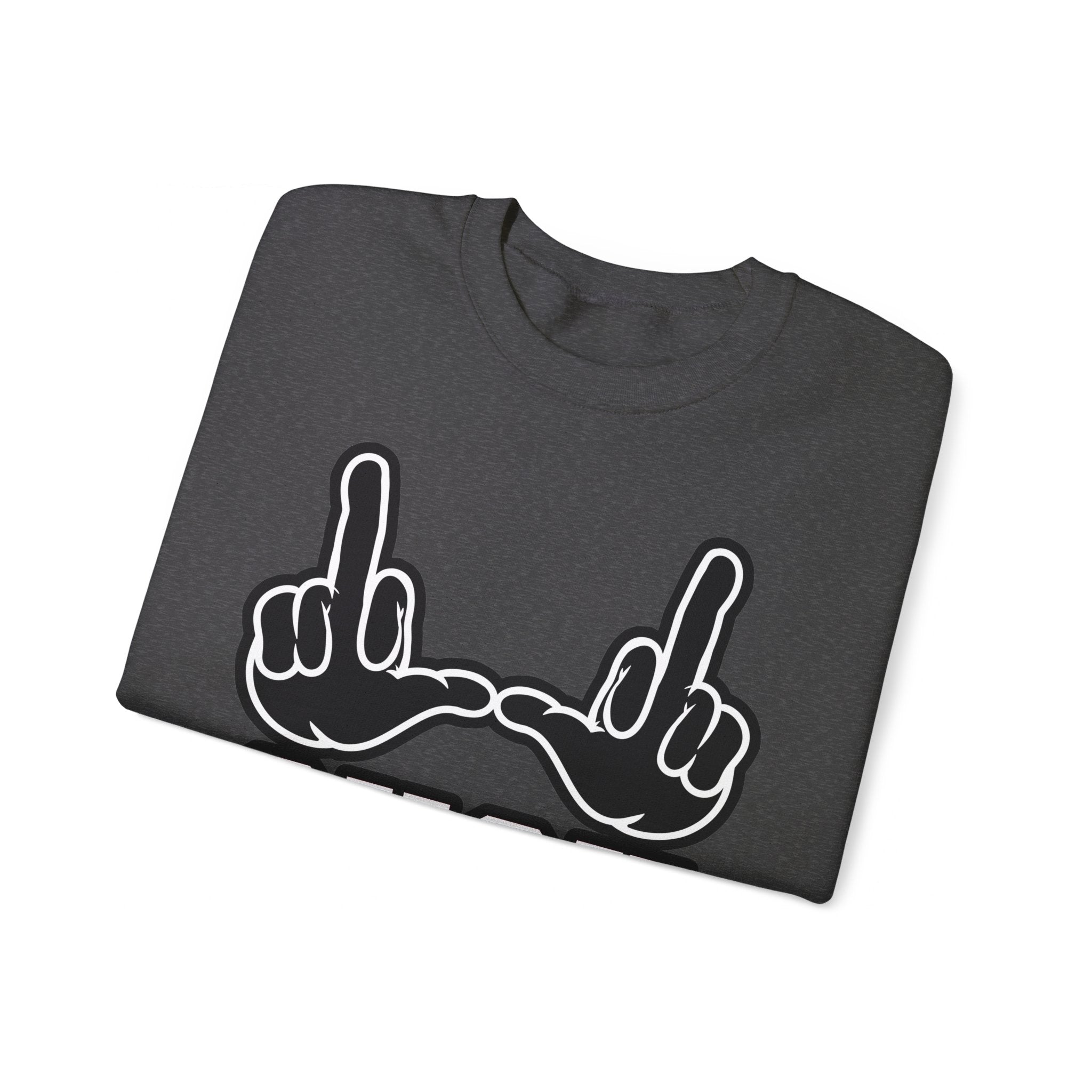 "U Suck” Black & White Design