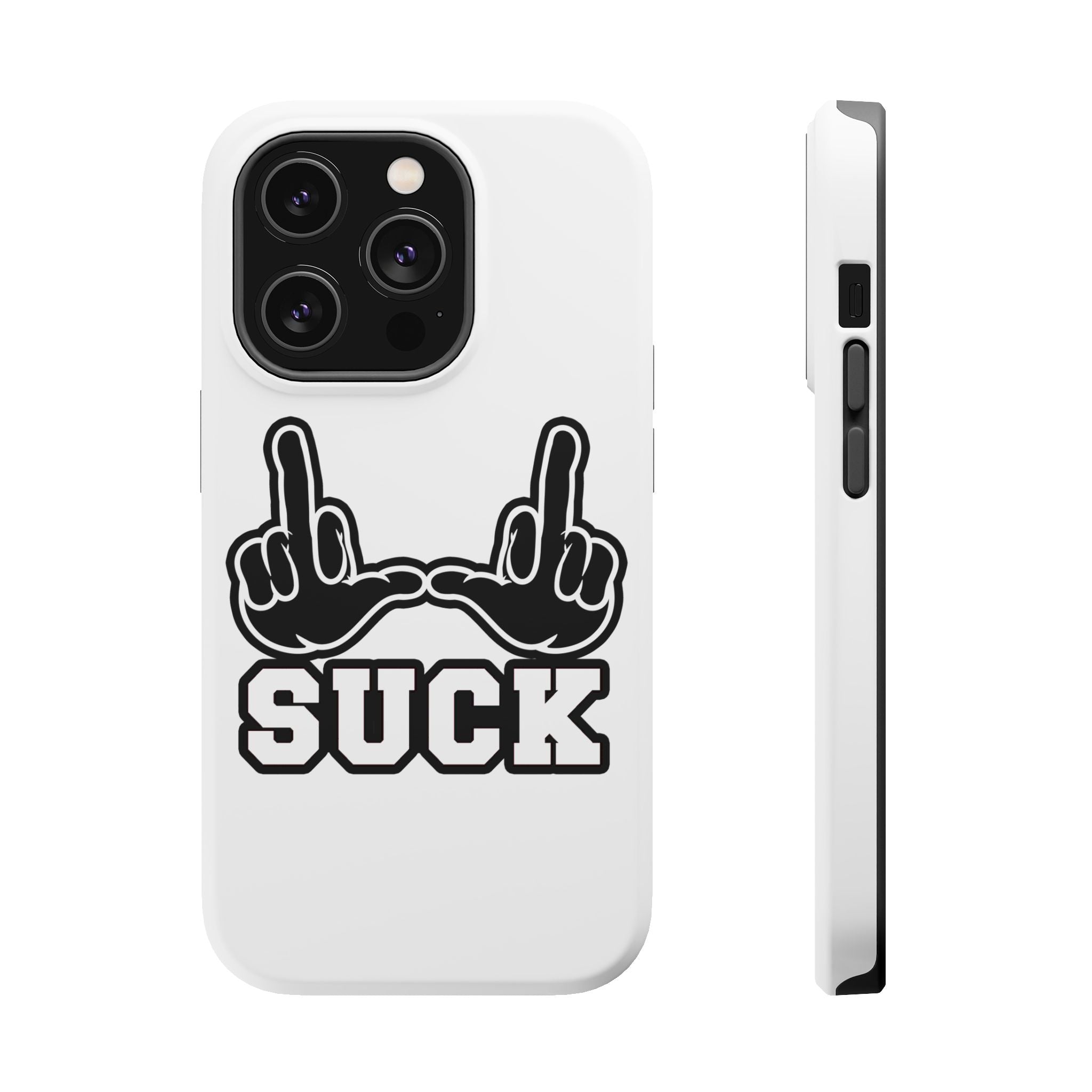 "U Suck” Black & White Design