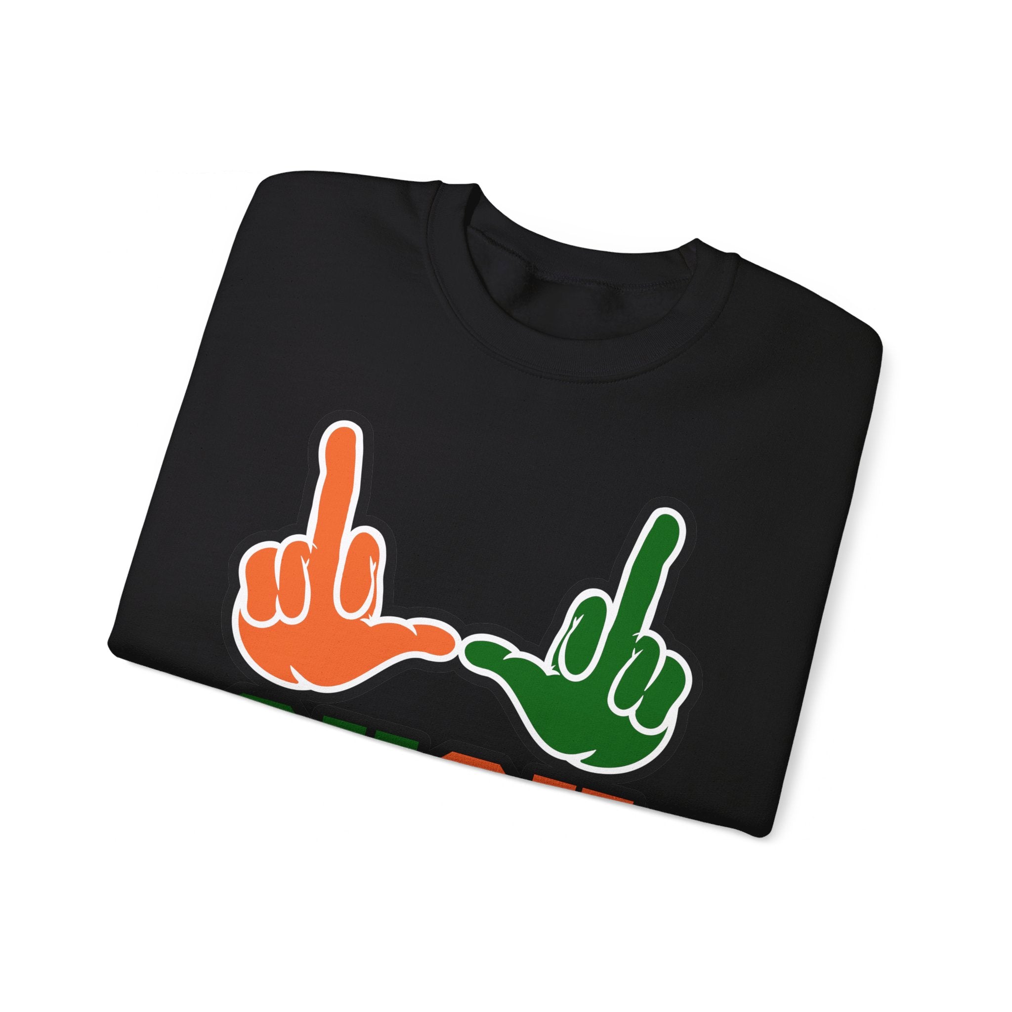 "U Suck“ Orange & Green Design