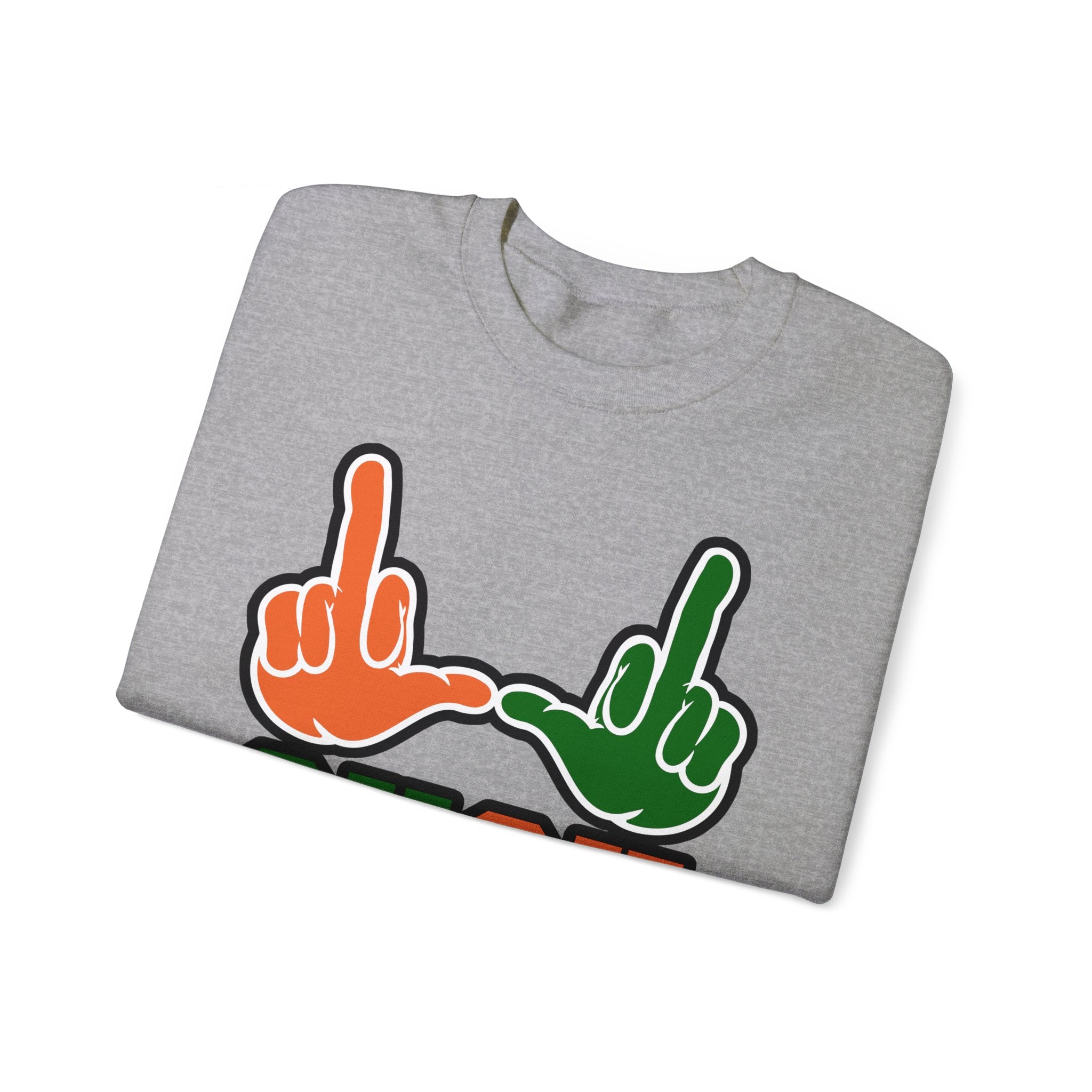 "U Suck“ Orange & Green Design