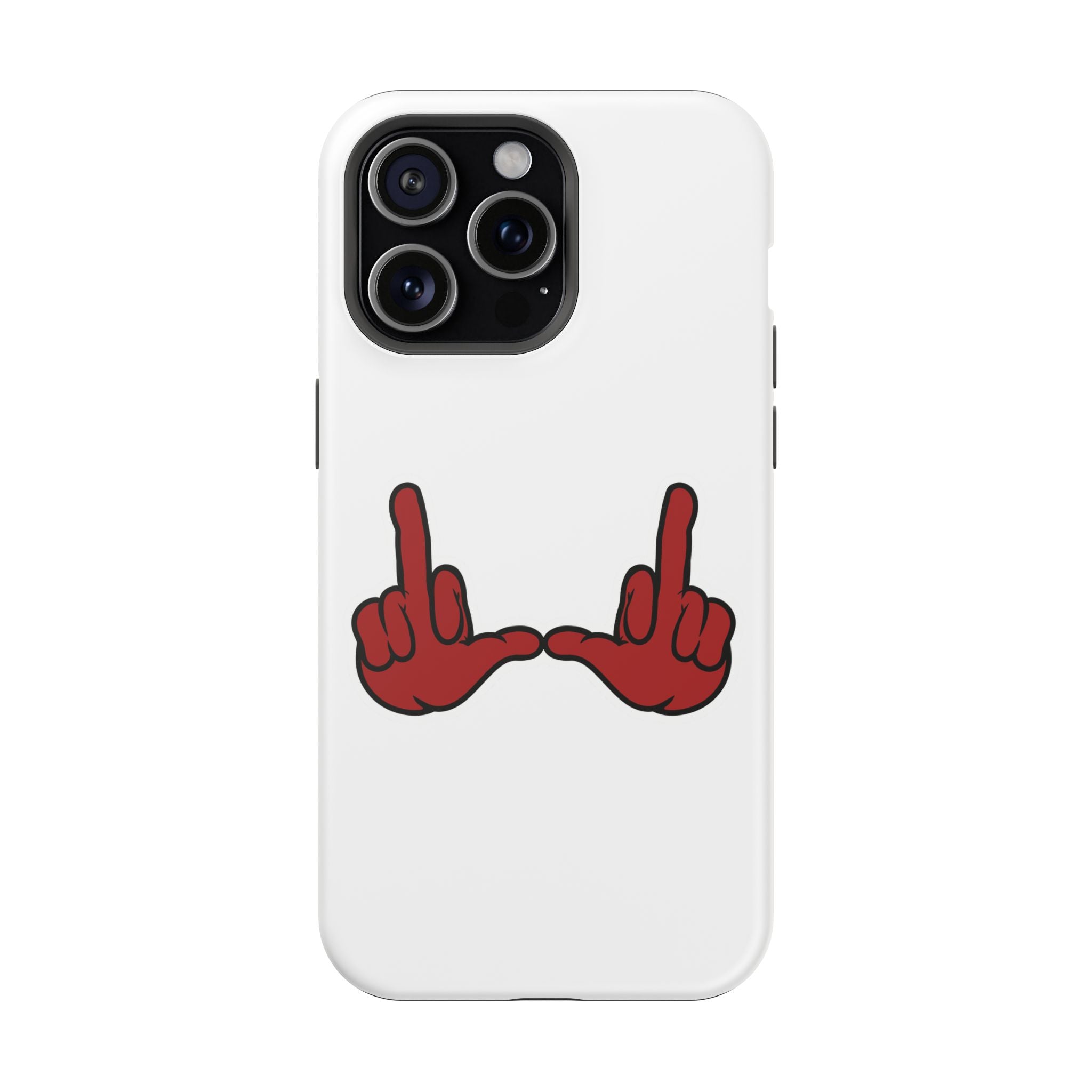 "U" Red Hands Magnetic Case