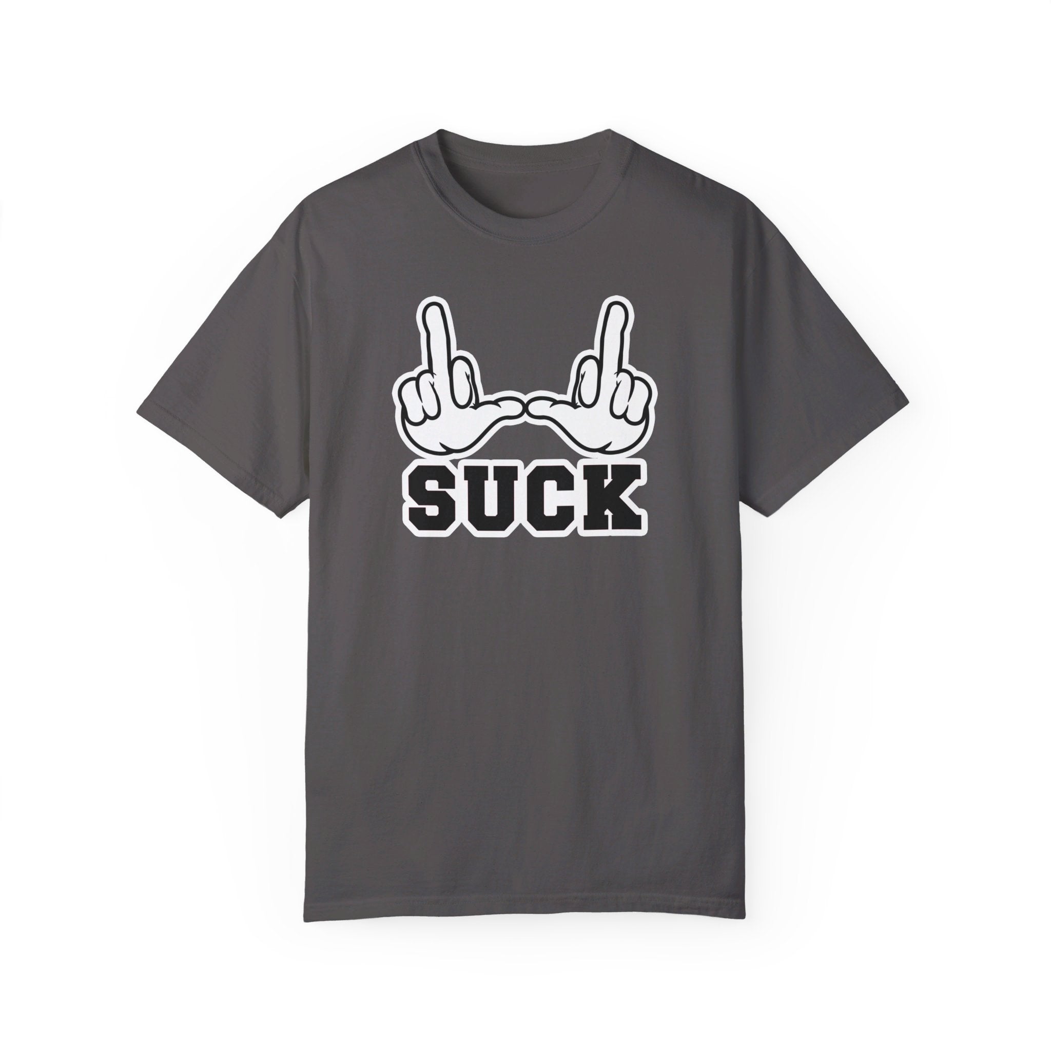 "U Suck” White & Black Design