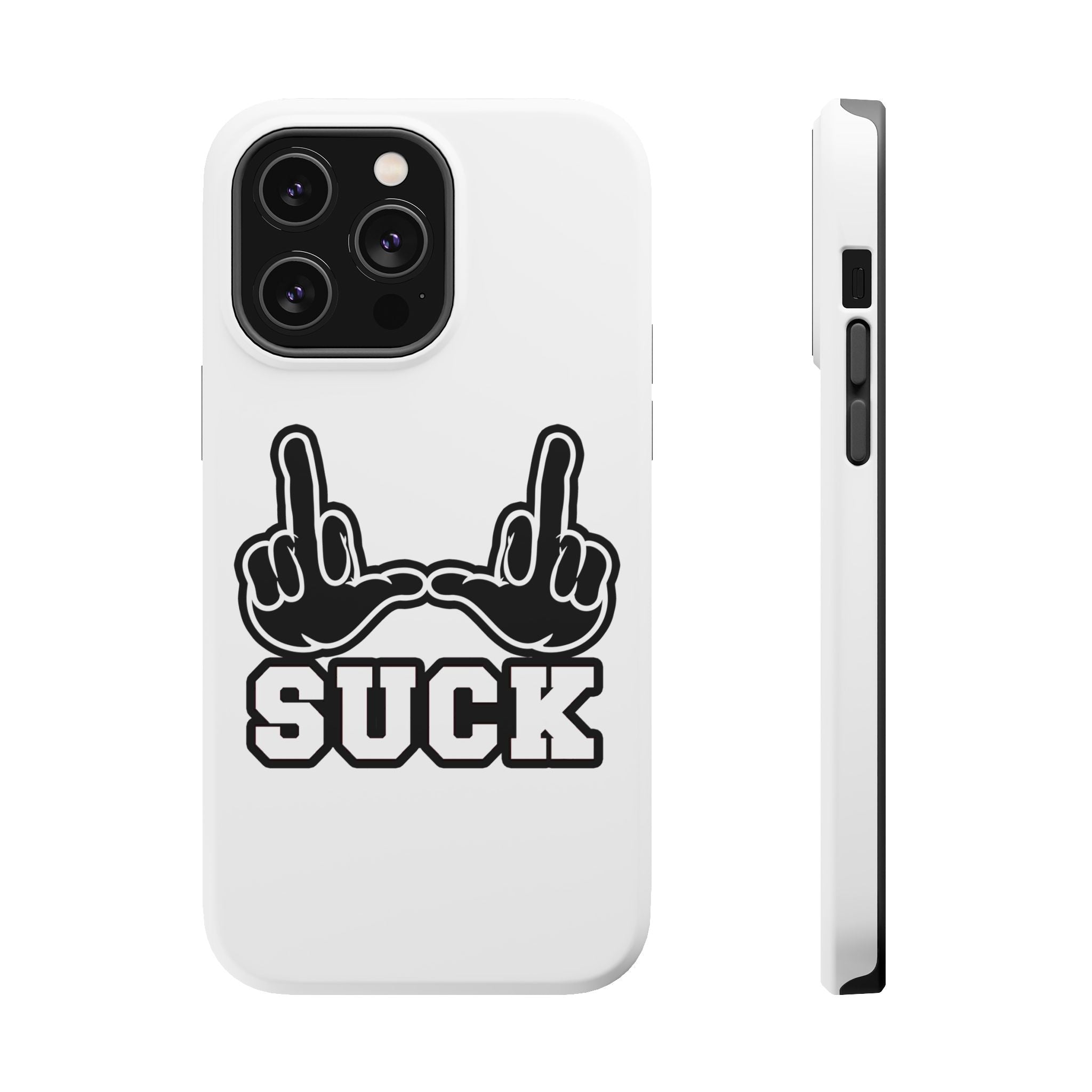 "U Suck” Black & White Design