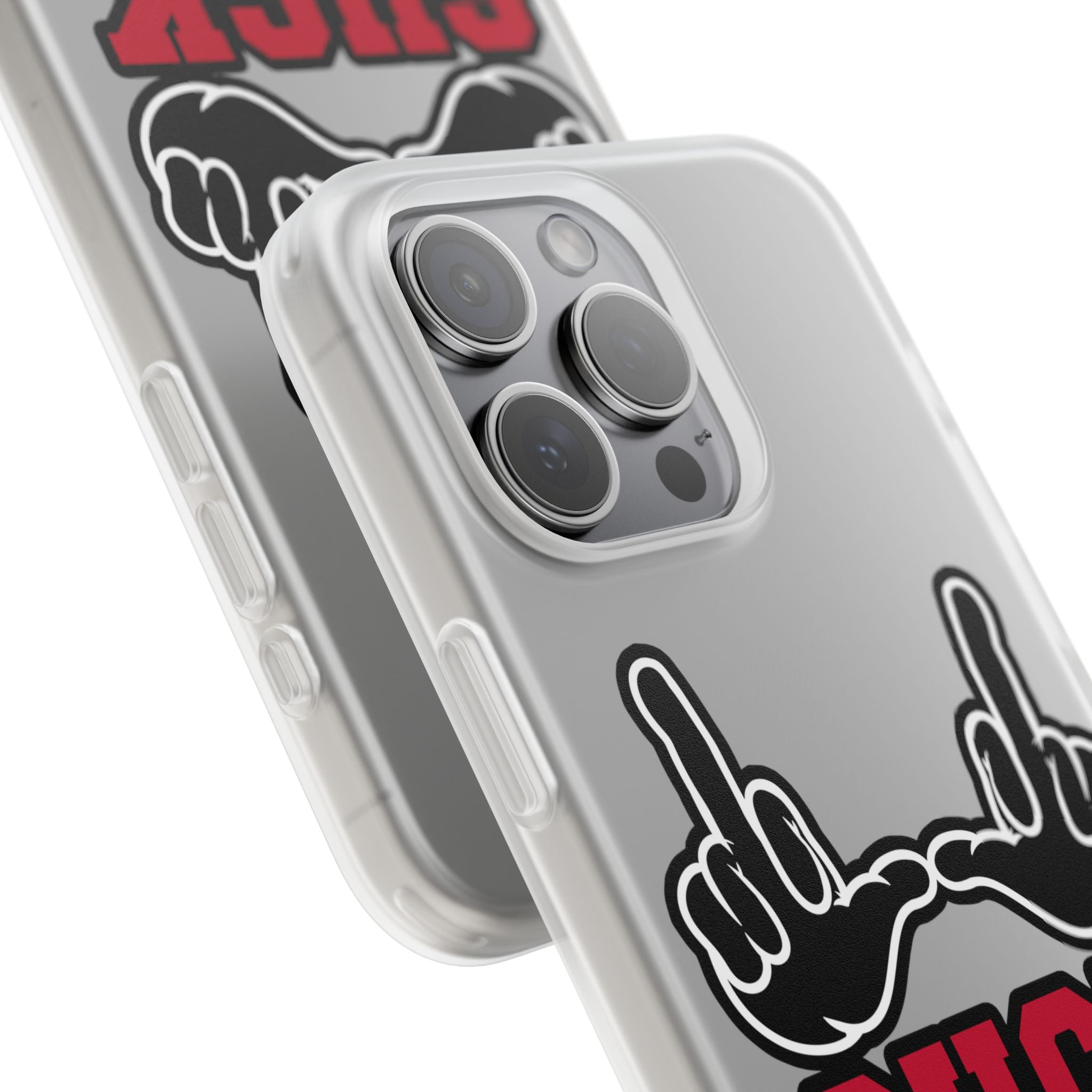 "U Suck" Black & Red Design Flex Case