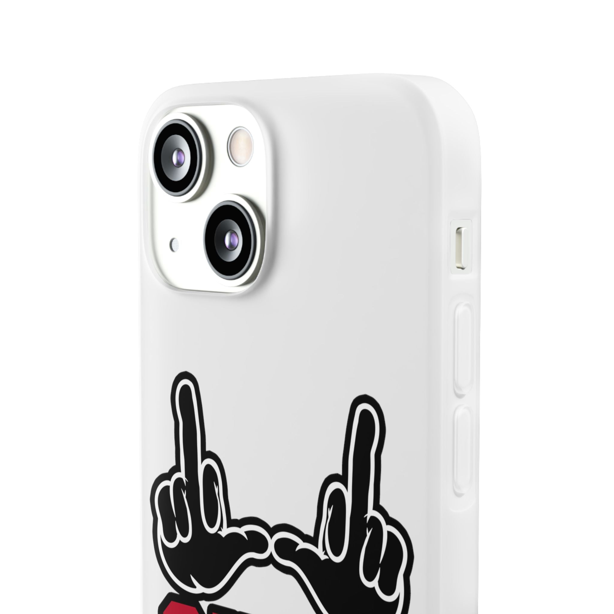 "U Suck" Black & Red Design Flex Case