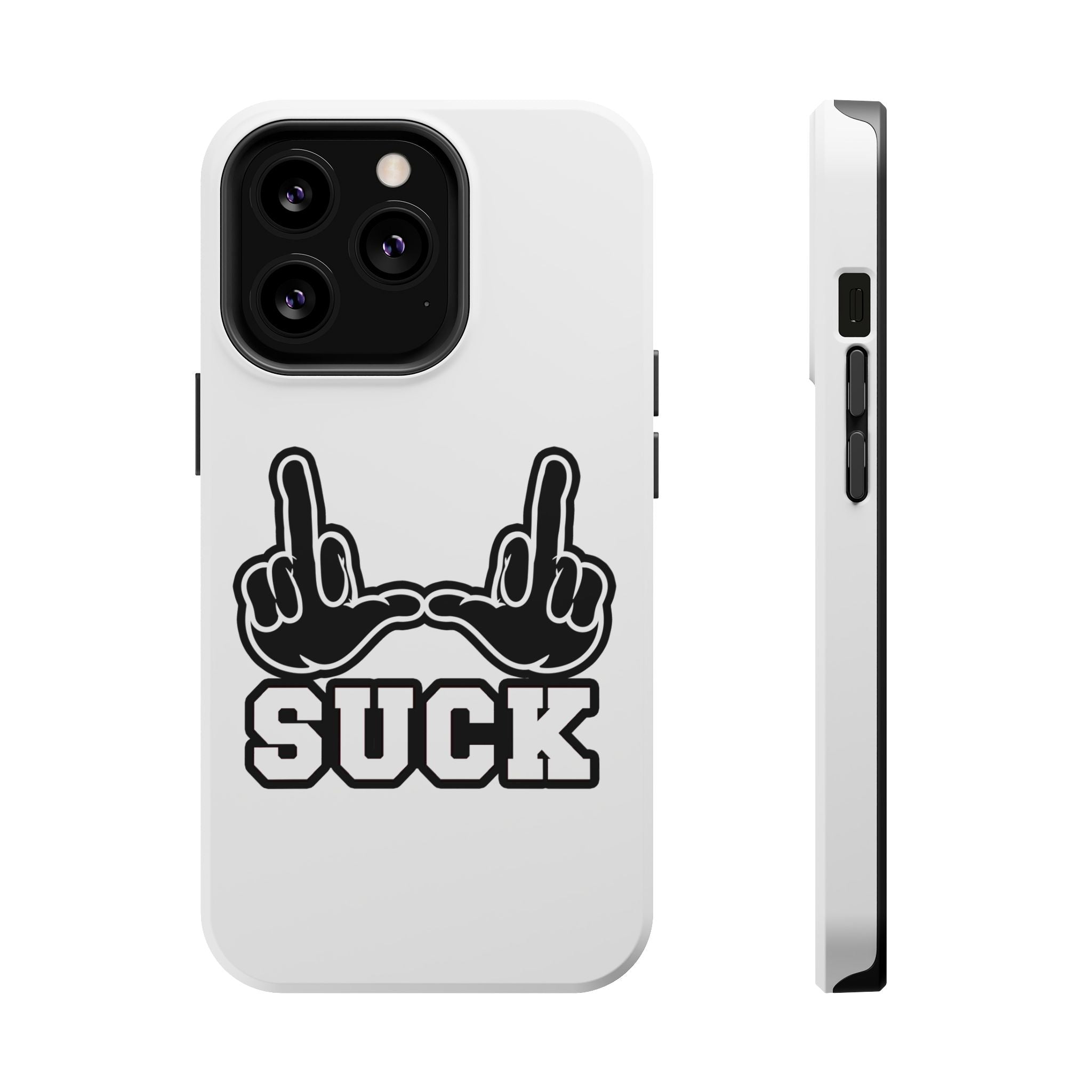 "U Suck” Black & White Design