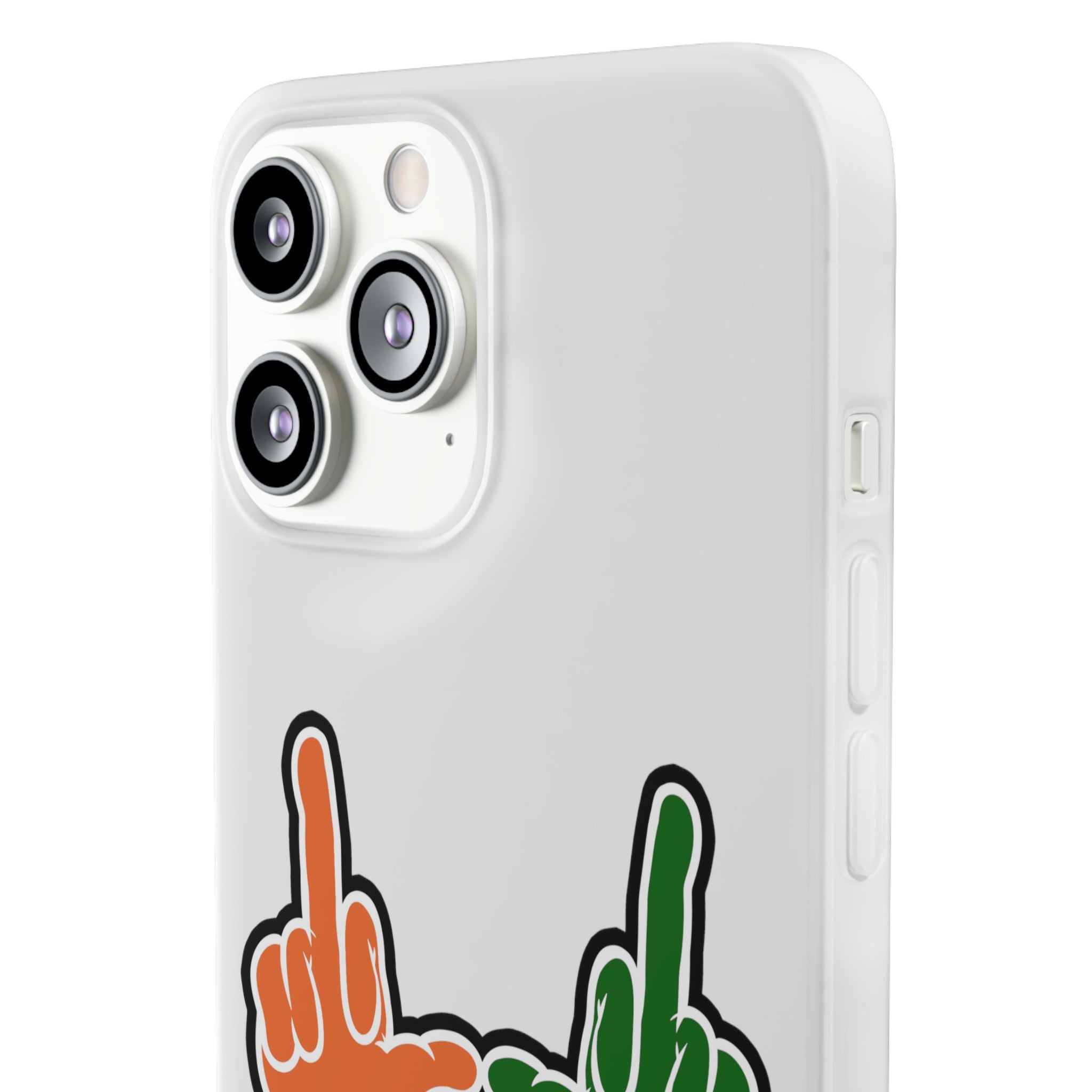 "U Suck“ Orange & Green Design Flex Case