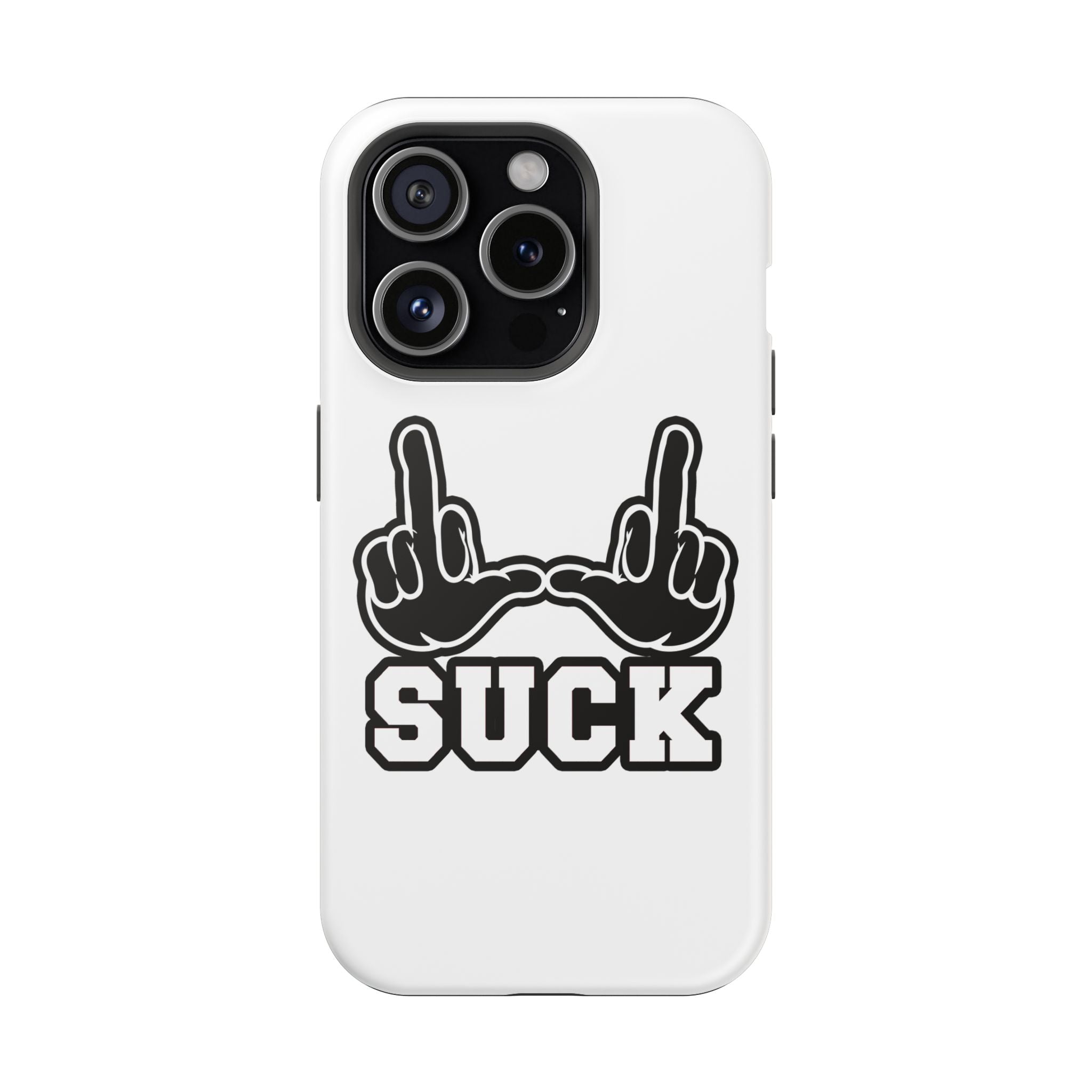 "U Suck” Black & White Design