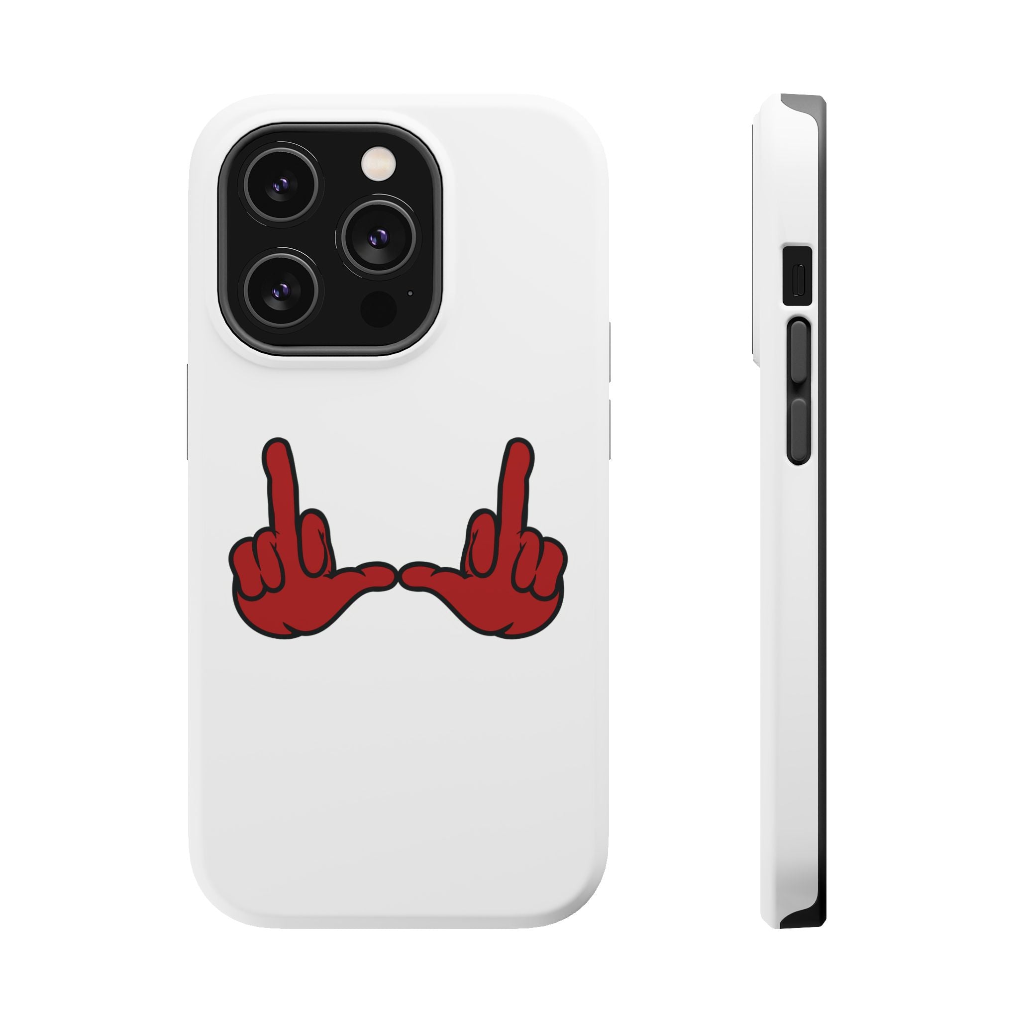 "U" Red Hands Magnetic Case