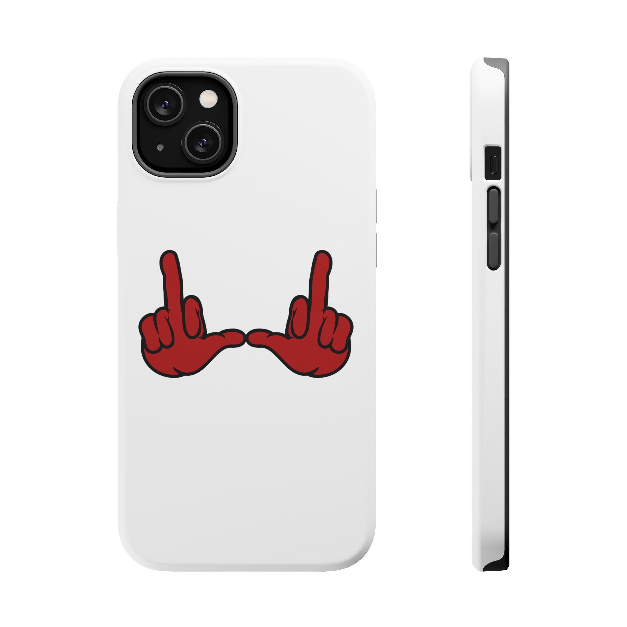 "U" Red Hands Magnetic Case