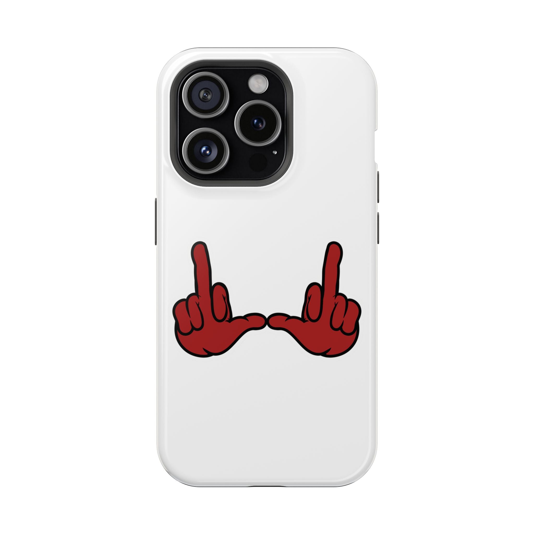 "U" Red Hands Magnetic Case